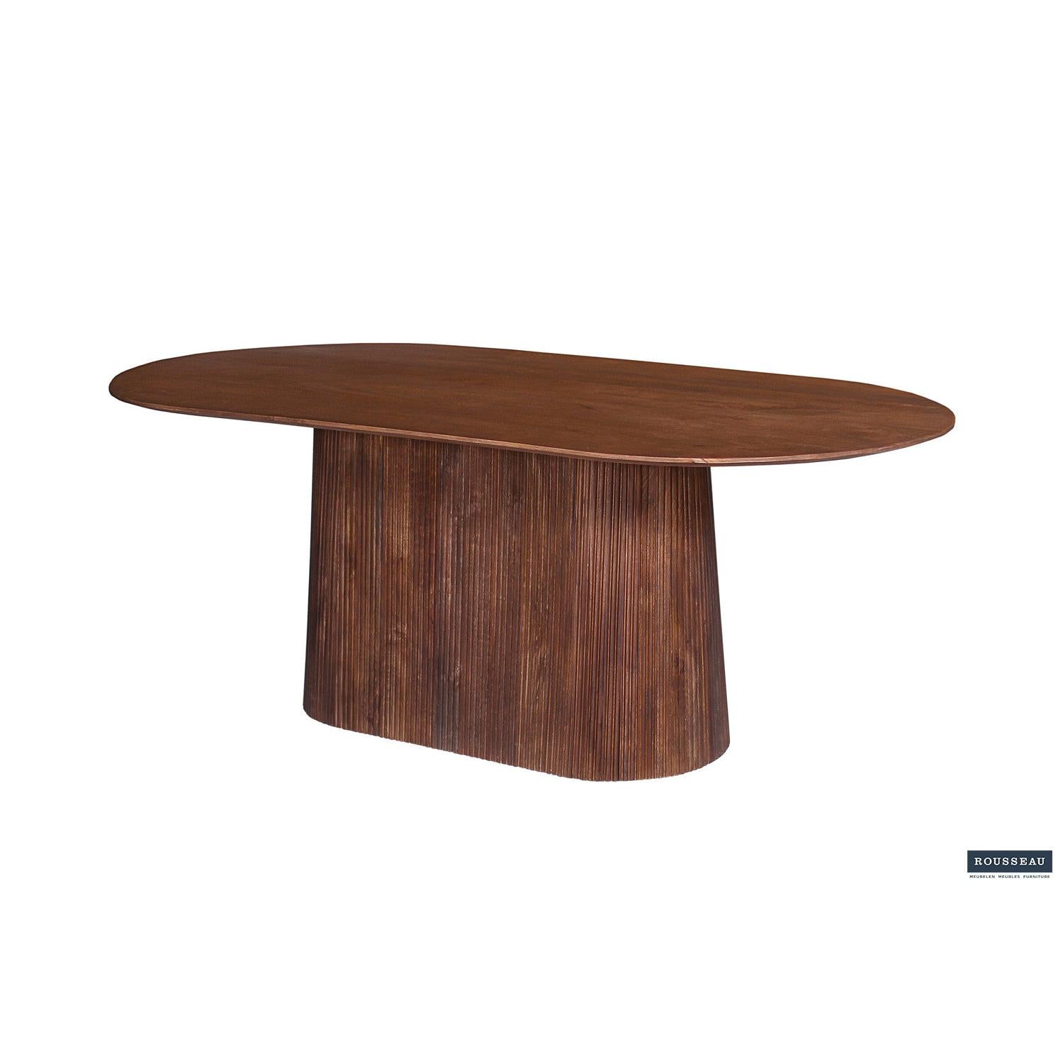 Esstisch Miguel Oval 200cm - Hellbraun-Esstisch Oval-Rousseau-le canapé