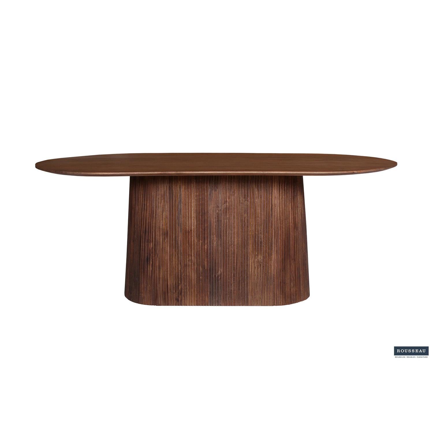 Esstisch Miguel Oval 200cm - Hellbraun-Esstisch Oval-Rousseau-le canapé