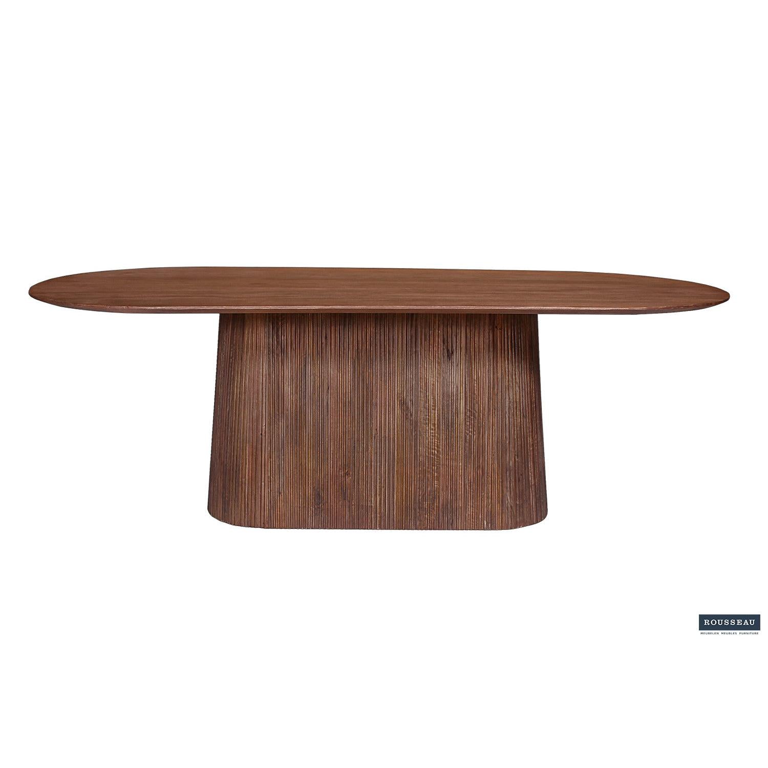 Esstisch Miguel Oval 230cm - Hellbraun-Esstisch Oval-Rousseau-le canapé