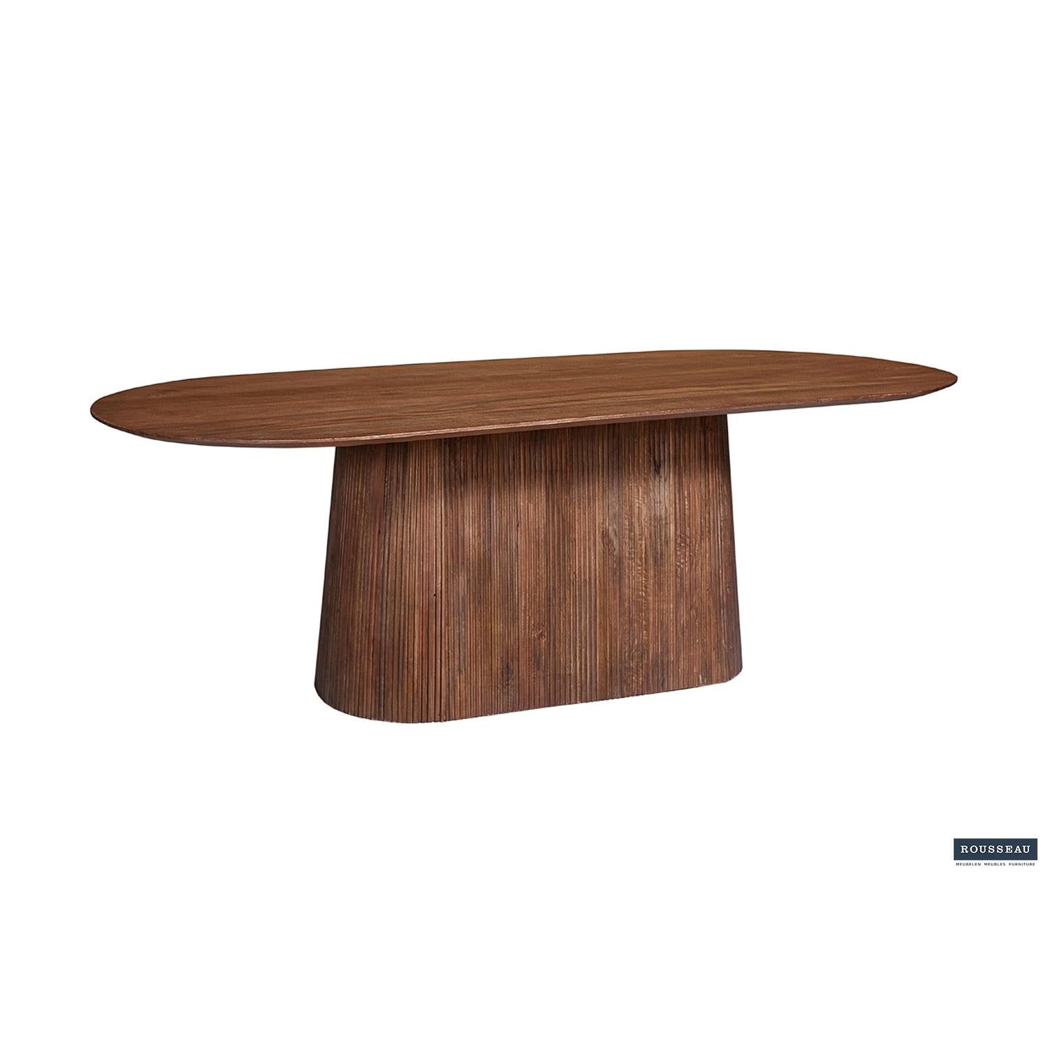 Esstisch Miguel Oval 230cm - Hellbraun-Esstisch Oval-Rousseau-le canapé