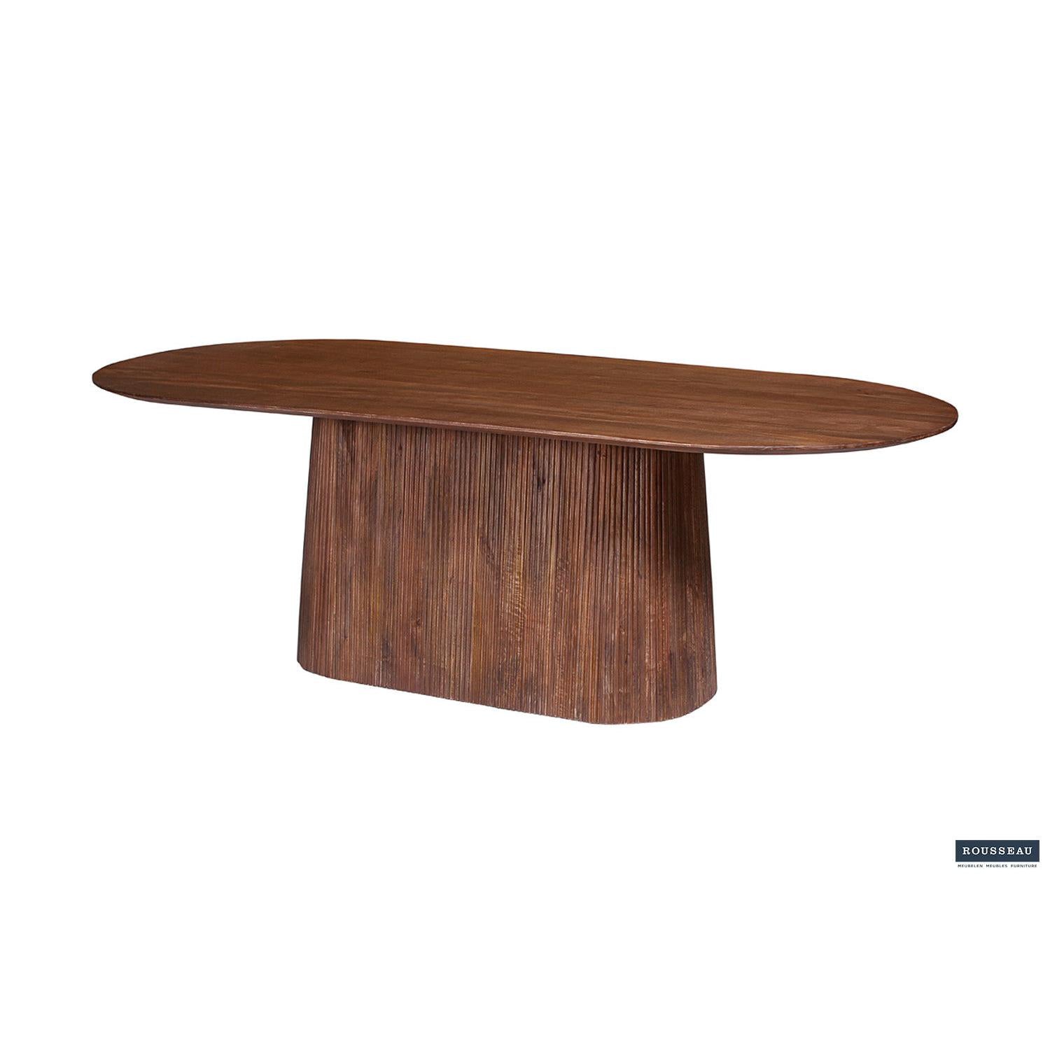 Esstisch Miguel Oval 230cm - Hellbraun-Esstisch Oval-Rousseau-le canapé
