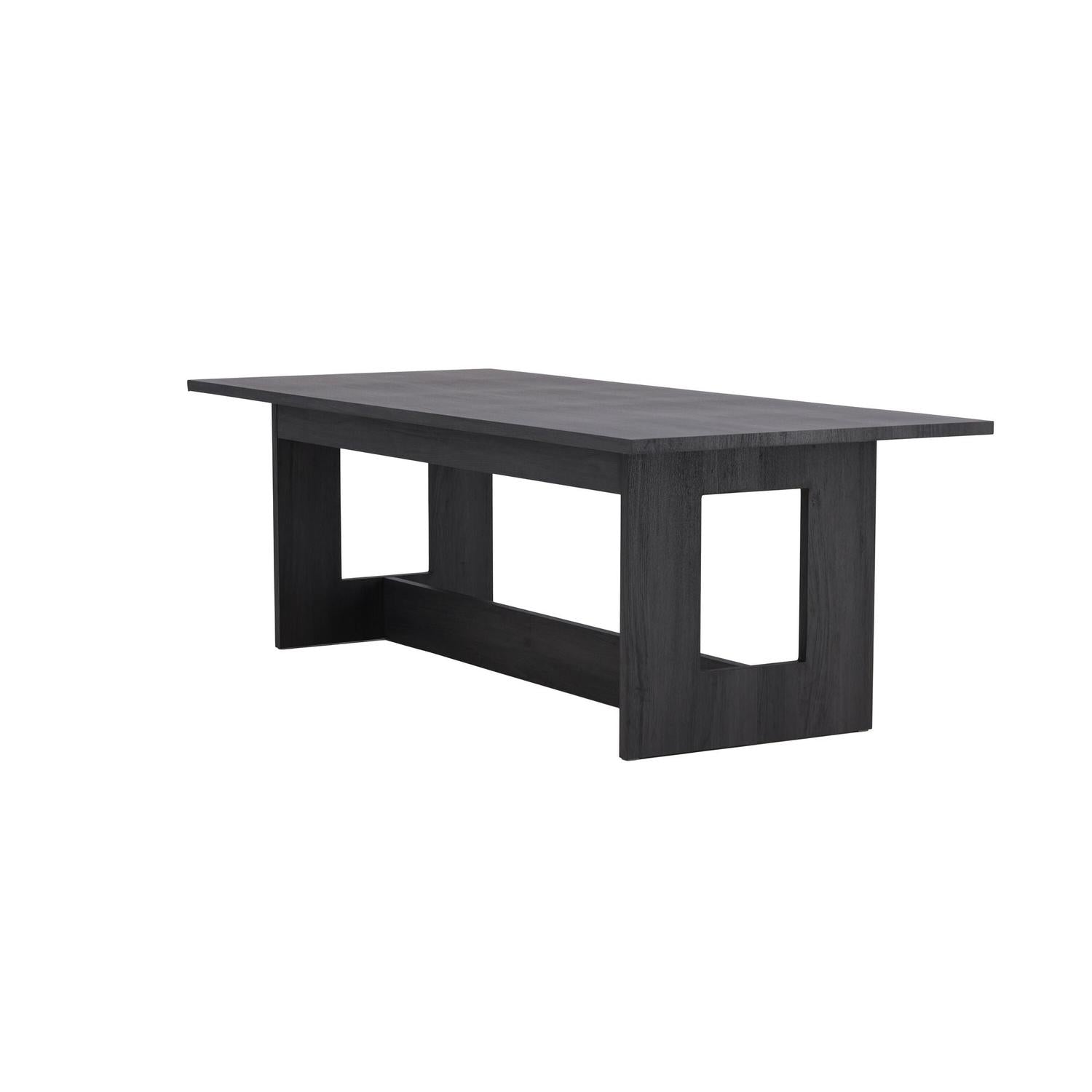 Esstisch Milly 235*100cm - Schwarz-Esstisch Rechteckig-Venture Home-le canapé