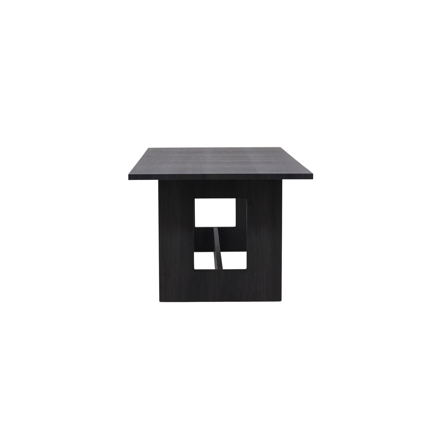 Esstisch Milly 235*100cm - Schwarz-Esstisch Rechteckig-Venture Home-le canapé