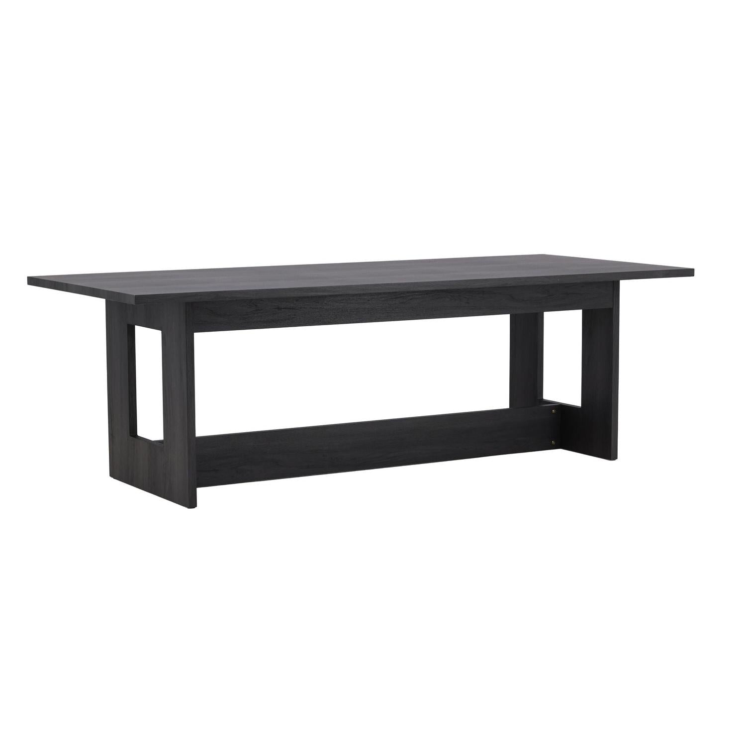 Esstisch Milly 235*100cm - Schwarz-Esstisch Rechteckig-Venture Home-le canapé