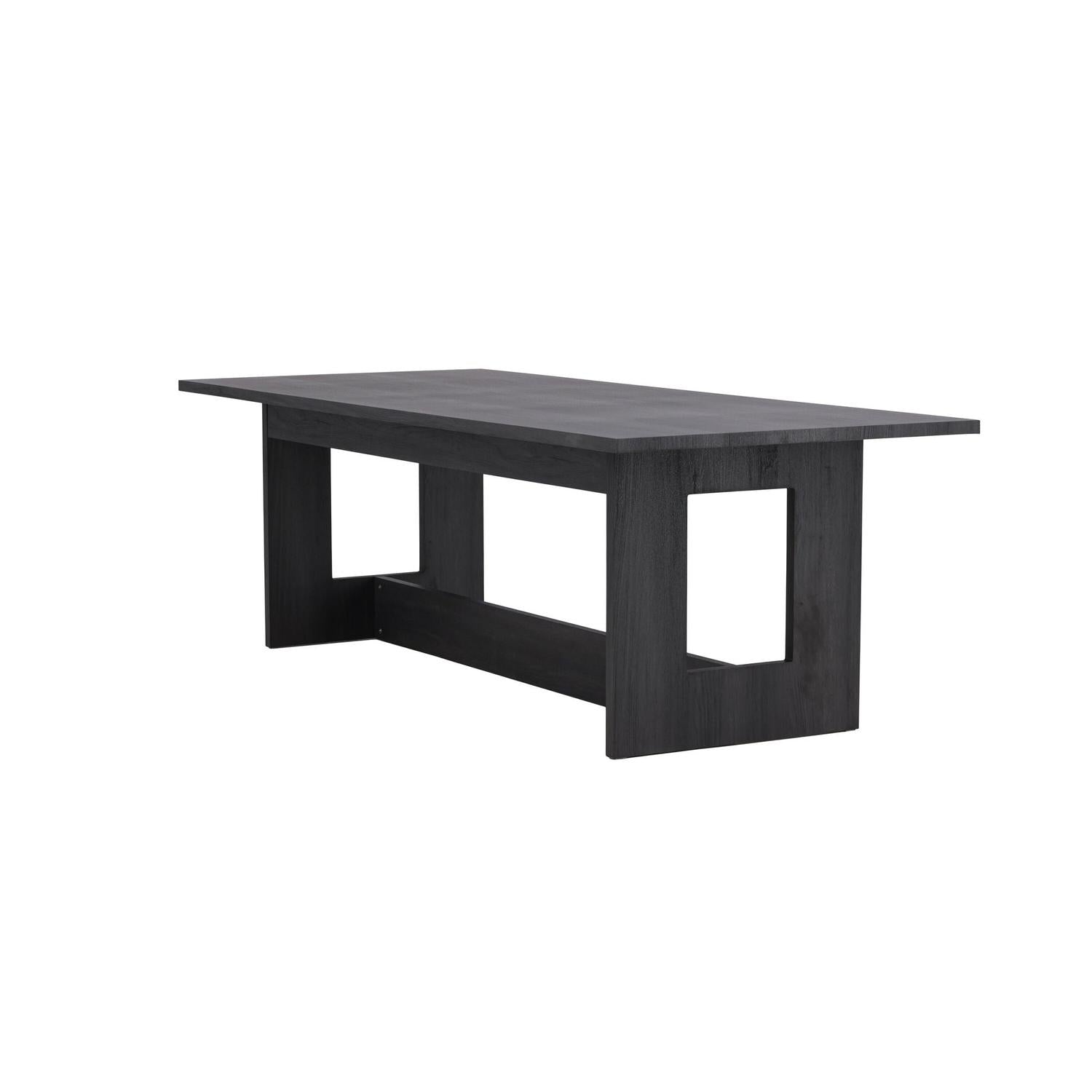 Esstisch Milly 235*100cm - Schwarz-Esstisch Rechteckig-Venture Home-le canapé