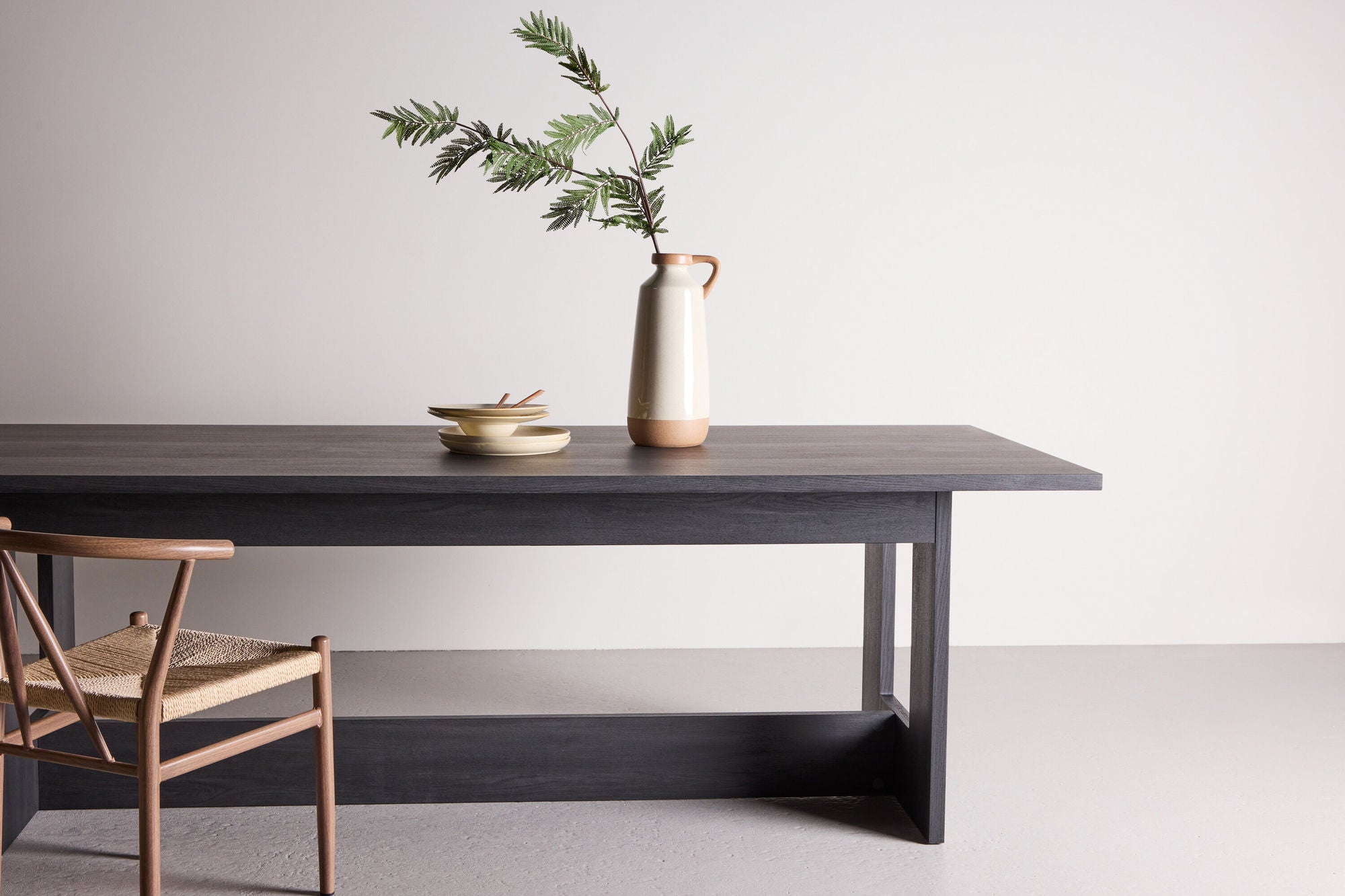 Esstisch Milly 235*100cm - Schwarz-Esstisch Rechteckig-Venture Home-le canapé