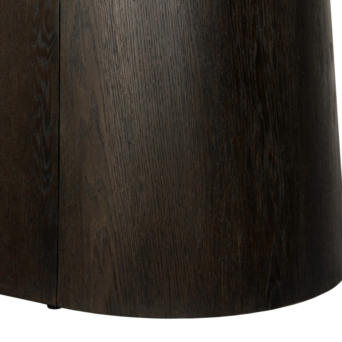 Esstisch Novero aus Eichenholz 200cm - Dunkelbraun-Esstische Oval-Livingfurn-le canapé
