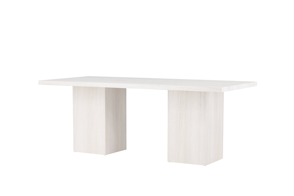 Esstisch Olga 200cm - Weiß-Esstische Rechteckig-Venture Home-le canapé