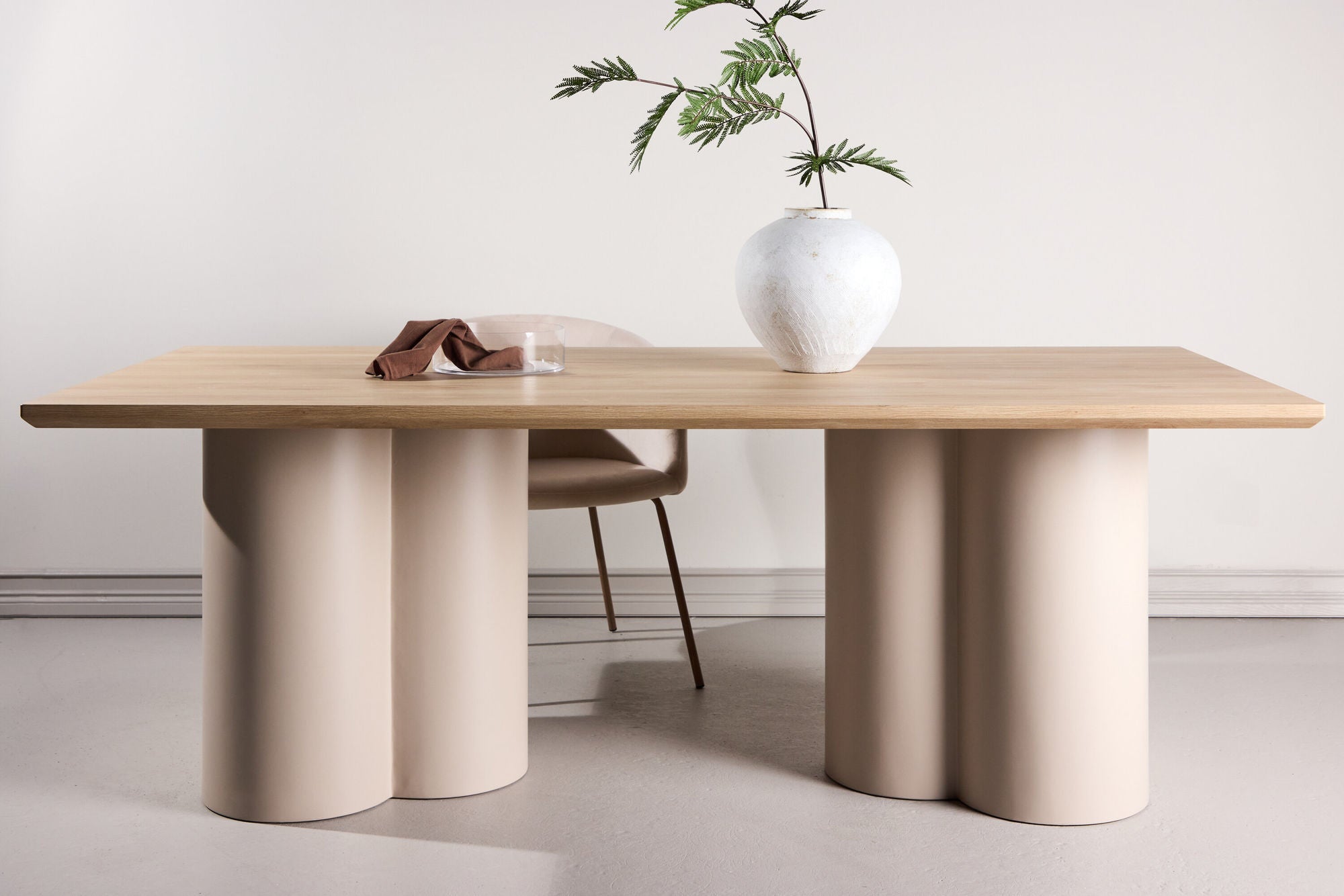 Esstisch Olivia 210*100cm - Cremeweiß-Esstische Rechteckig-Venture Home-le canapé
