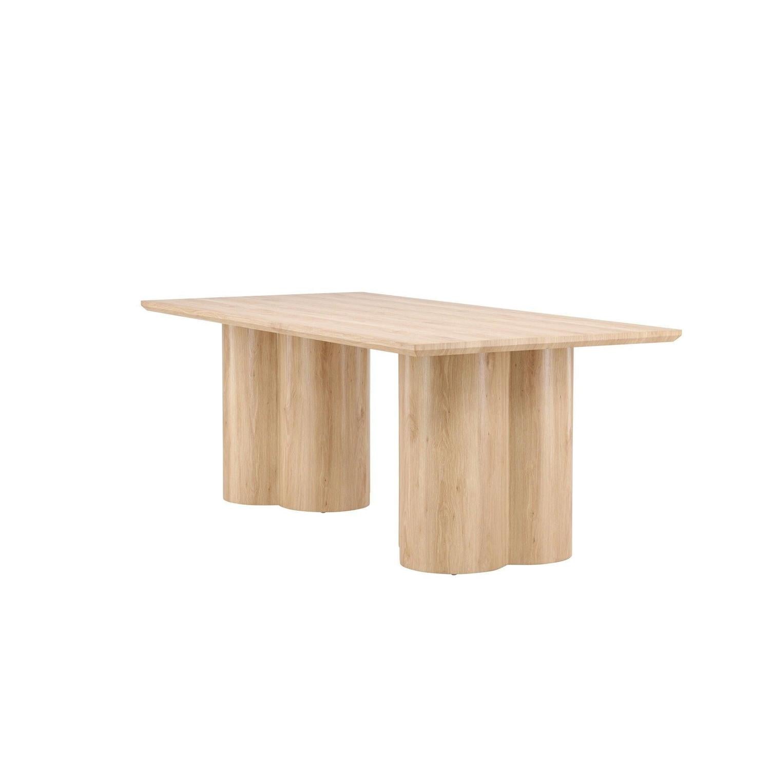 Esstisch Olivia 210*100cm - Hellbraun-Esstische Rechteckig-Venture Home-le canapé