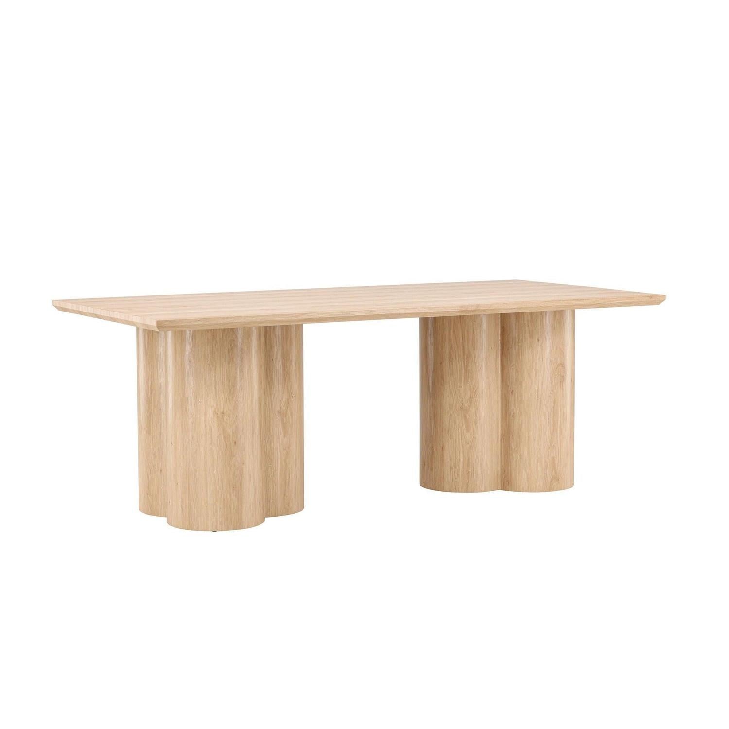 Esstisch Olivia 210*100cm - Hellbraun-Esstische Rechteckig-Venture Home-le canapé