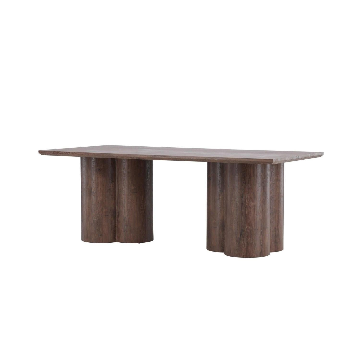 Esstisch Olivia 210*100cm - Mokka-Esstisch Rechteckig-Venture Home-le canapé