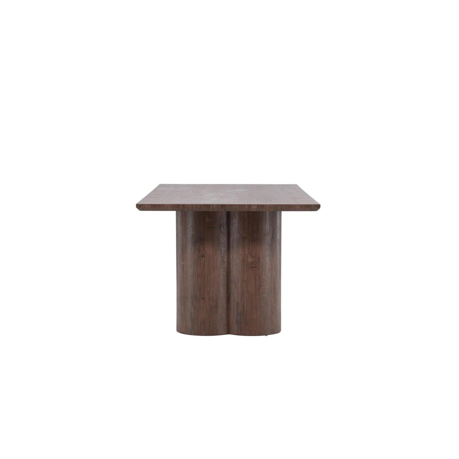Esstisch Olivia 210*100cm - Mokka-Esstisch Rechteckig-Venture Home-le canapé