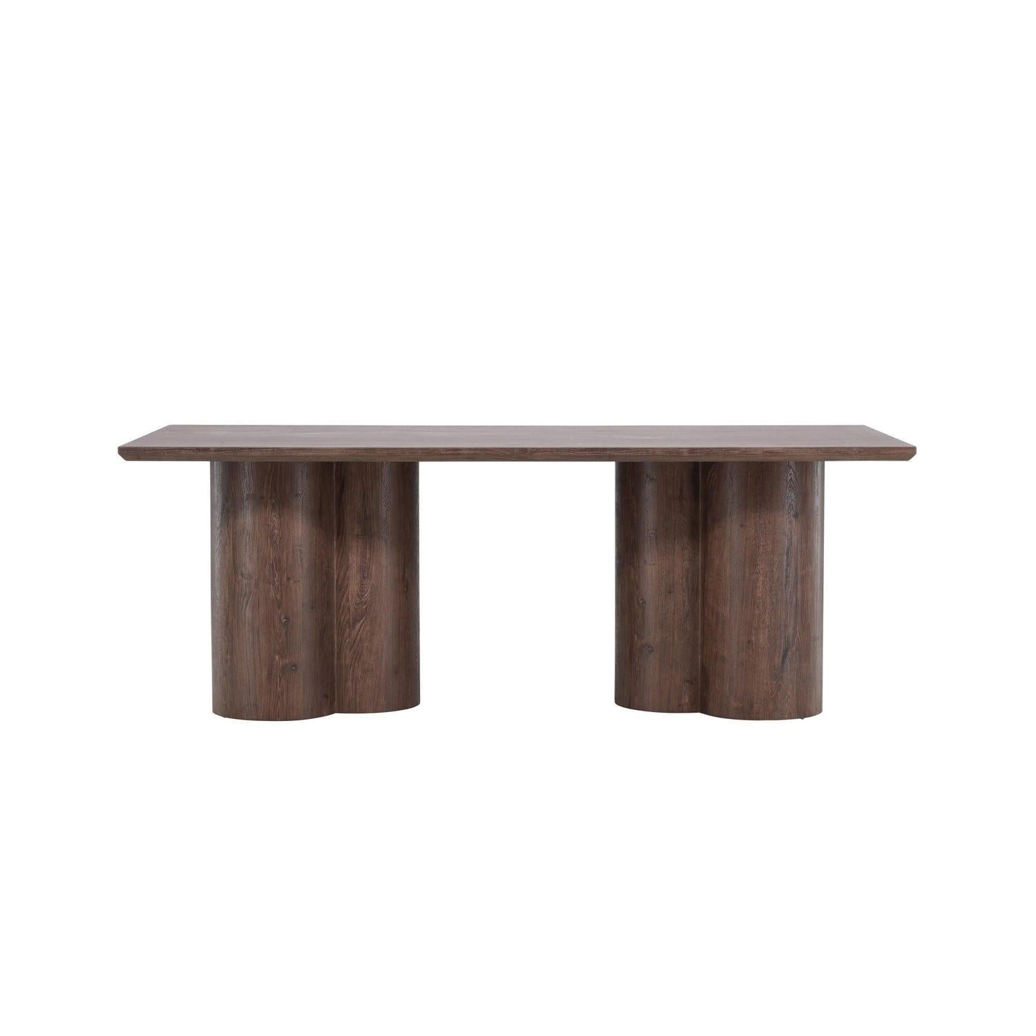 Esstisch Olivia 210*100cm - Mokka-Esstisch Rechteckig-Venture Home-le canapé