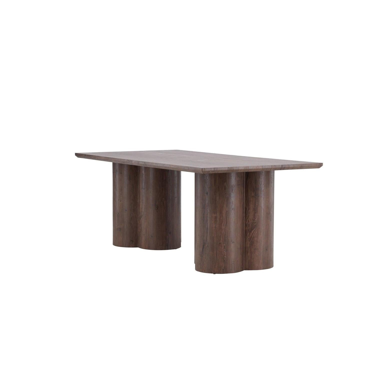 Esstisch Olivia 210*100cm - Mokka-Esstisch Rechteckig-Venture Home-le canapé