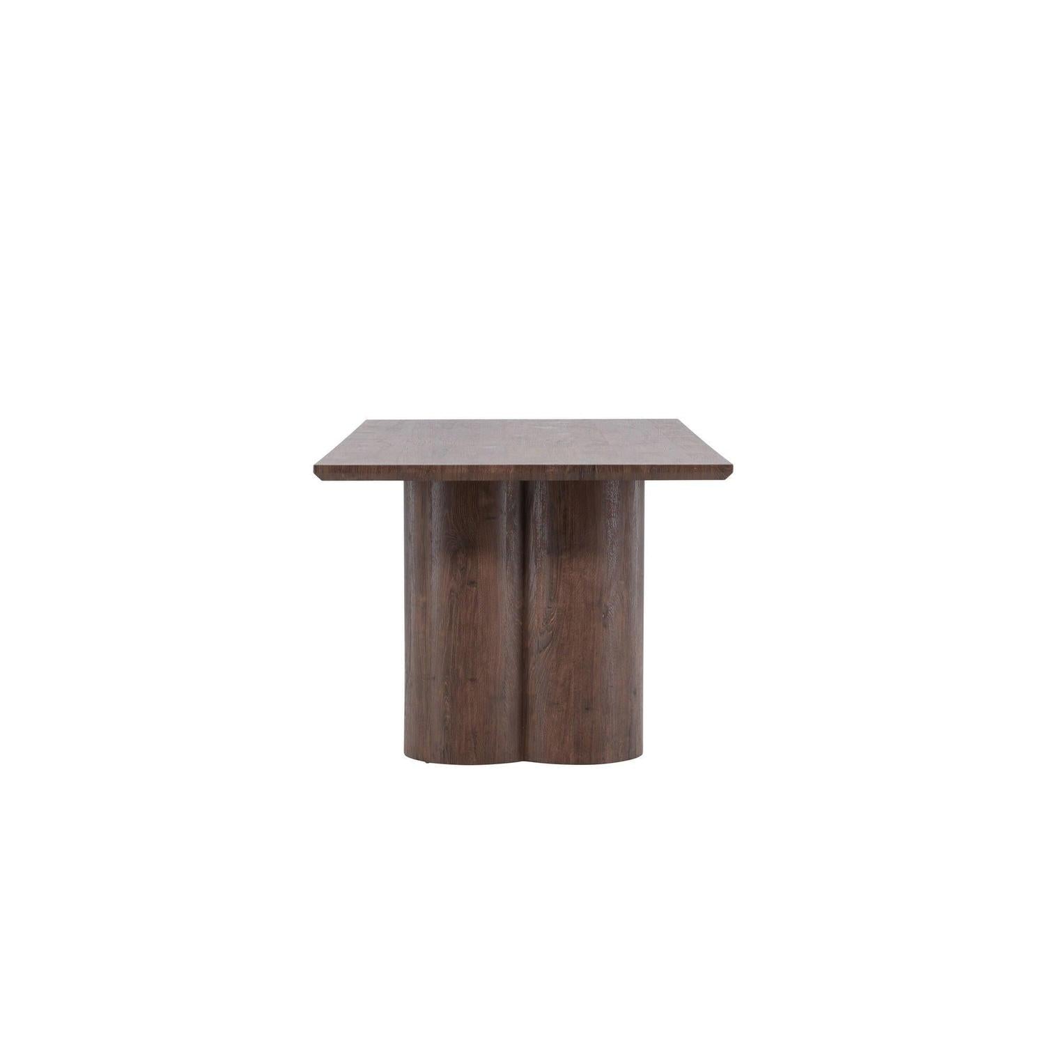 Esstisch Olivia 210*100cm - Mokka-Esstisch Rechteckig-Venture Home-le canapé