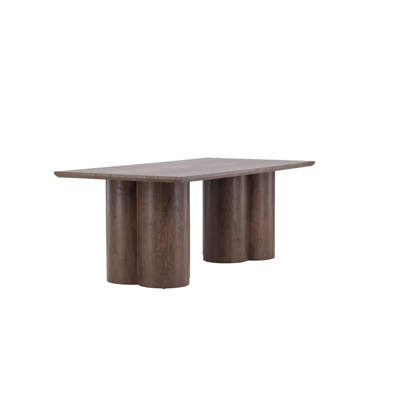 Esstisch Olivia 210*100cm - Mokka-Esstische Rechteckig-Venture Home-le canapé