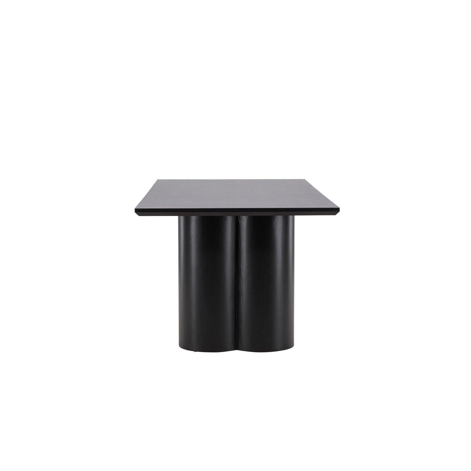 Esstisch Olivia 210*100cm - Schwarz-Esstisch Rechteckig-Venture Home-le canapé