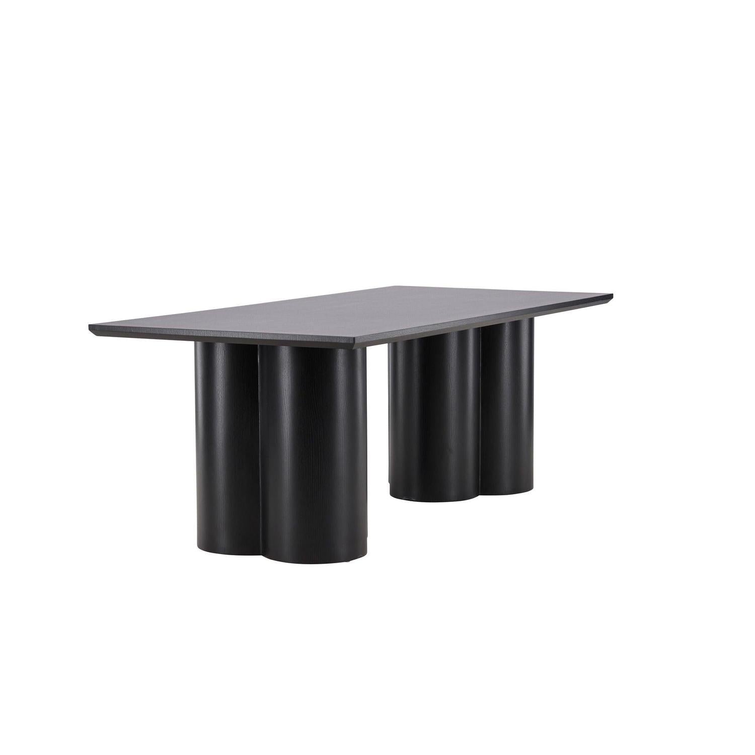 Esstisch Olivia 210*100cm - Schwarz-Esstisch Rechteckig-Venture Home-le canapé