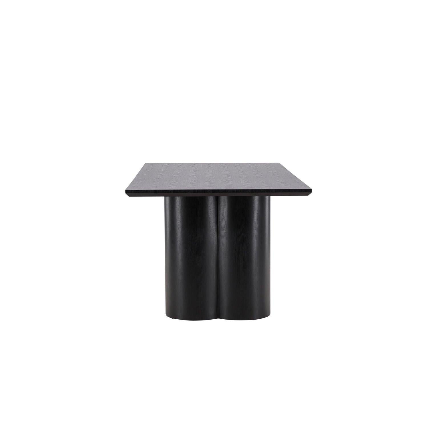 Esstisch Olivia 210*100cm - Schwarz-Esstisch Rechteckig-Venture Home-le canapé