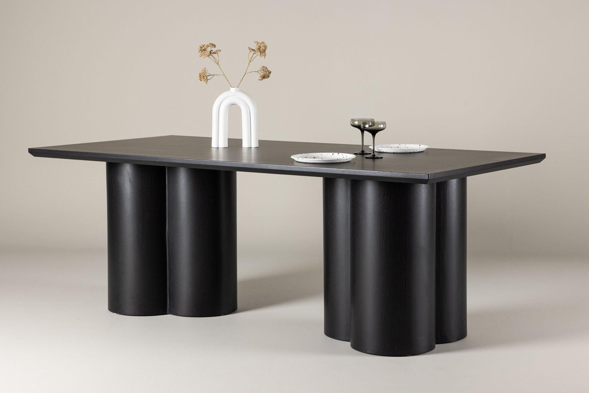 Esstisch Olivia 210*100cm - Schwarz-Esstische Rechteckig-Venture Home-le canapé