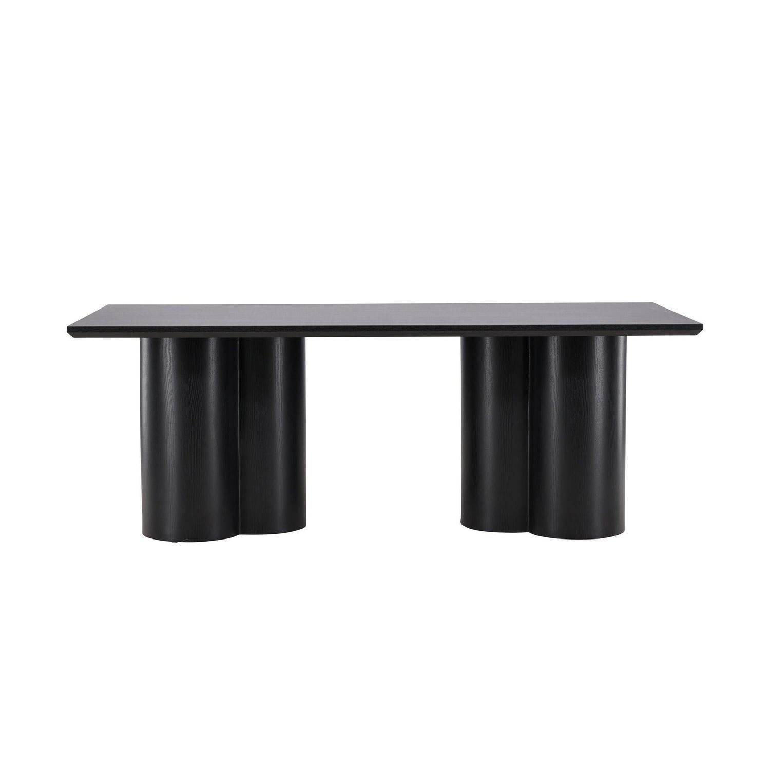 Esstisch Olivia 210*100cm - Schwarz-Esstische Rechteckig-Venture Home-le canapé