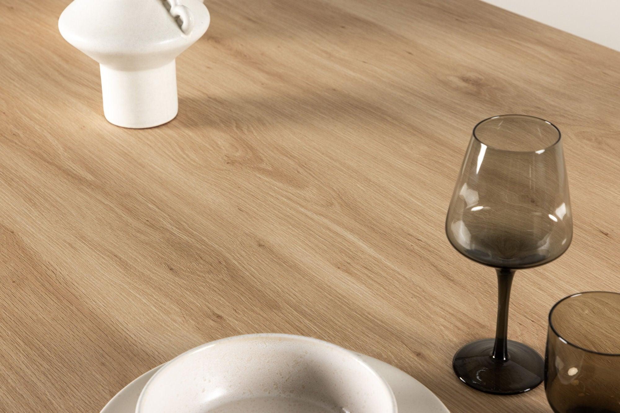 Esstisch Olivia 210*100cm - Whitewash-Esstisch Rechteckig-Venture Home-le canapé