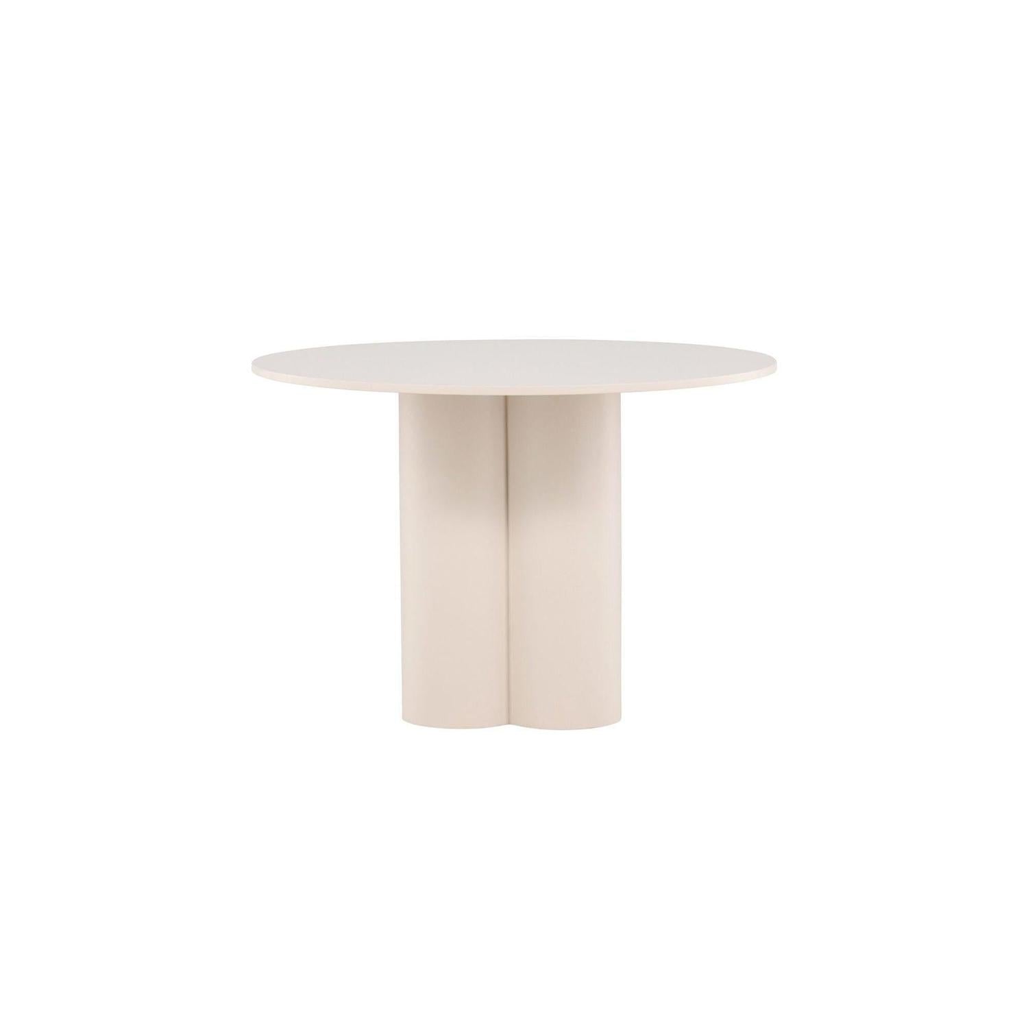 Esstisch Olivia Ø110cm - Beige-Esstische Rund-Venture Home-le canapé