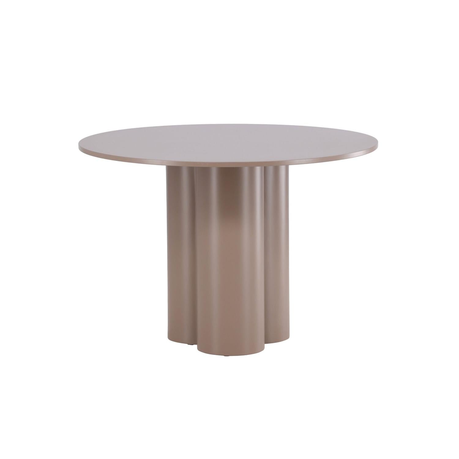 Esstisch Olivia Ø110cm - Dunkelbraun-Esstisch Rund-Venture Home-le canapé