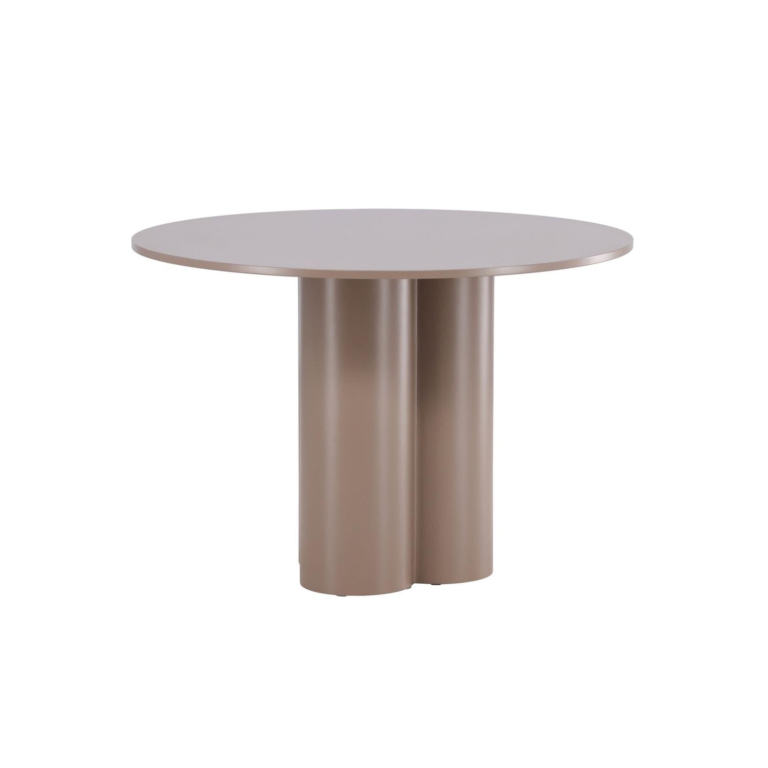 Esstisch Olivia Ø110cm - Dunkelbraun-Esstische Rund-Venture Home-le canapé