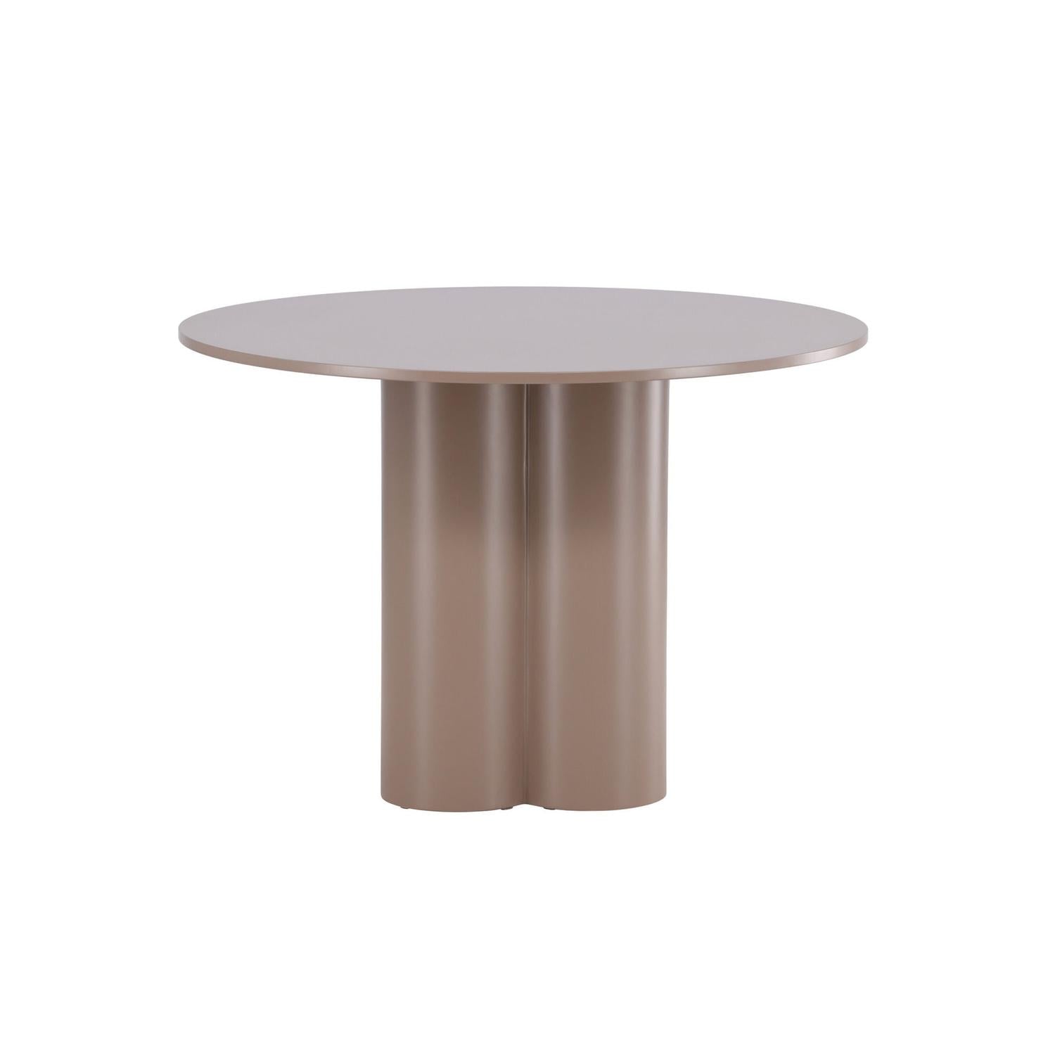 Esstisch Olivia Ø110cm - Dunkelbraun-Esstische Rund-Venture Home-le canapé