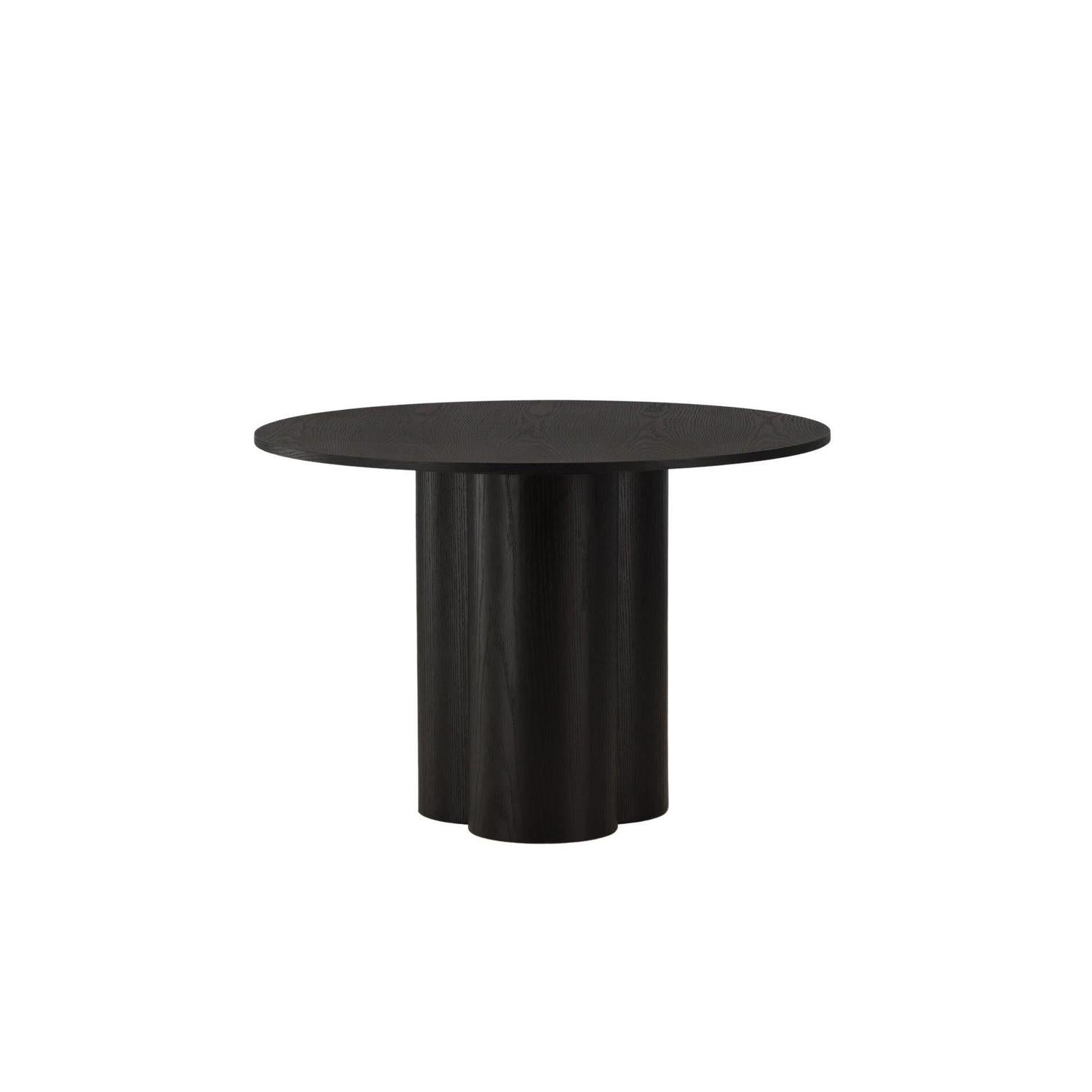 Esstisch Olivia ø110cm - Schwarz-Esstisch Rund-Venture Home-le canapé