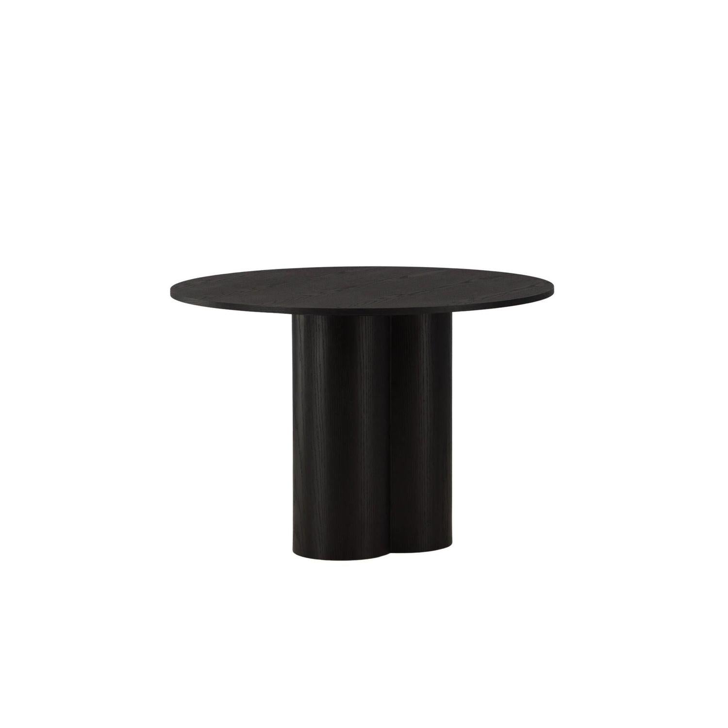 Esstisch Olivia ø110cm - Schwarz-Esstisch Rund-Venture Home-le canapé