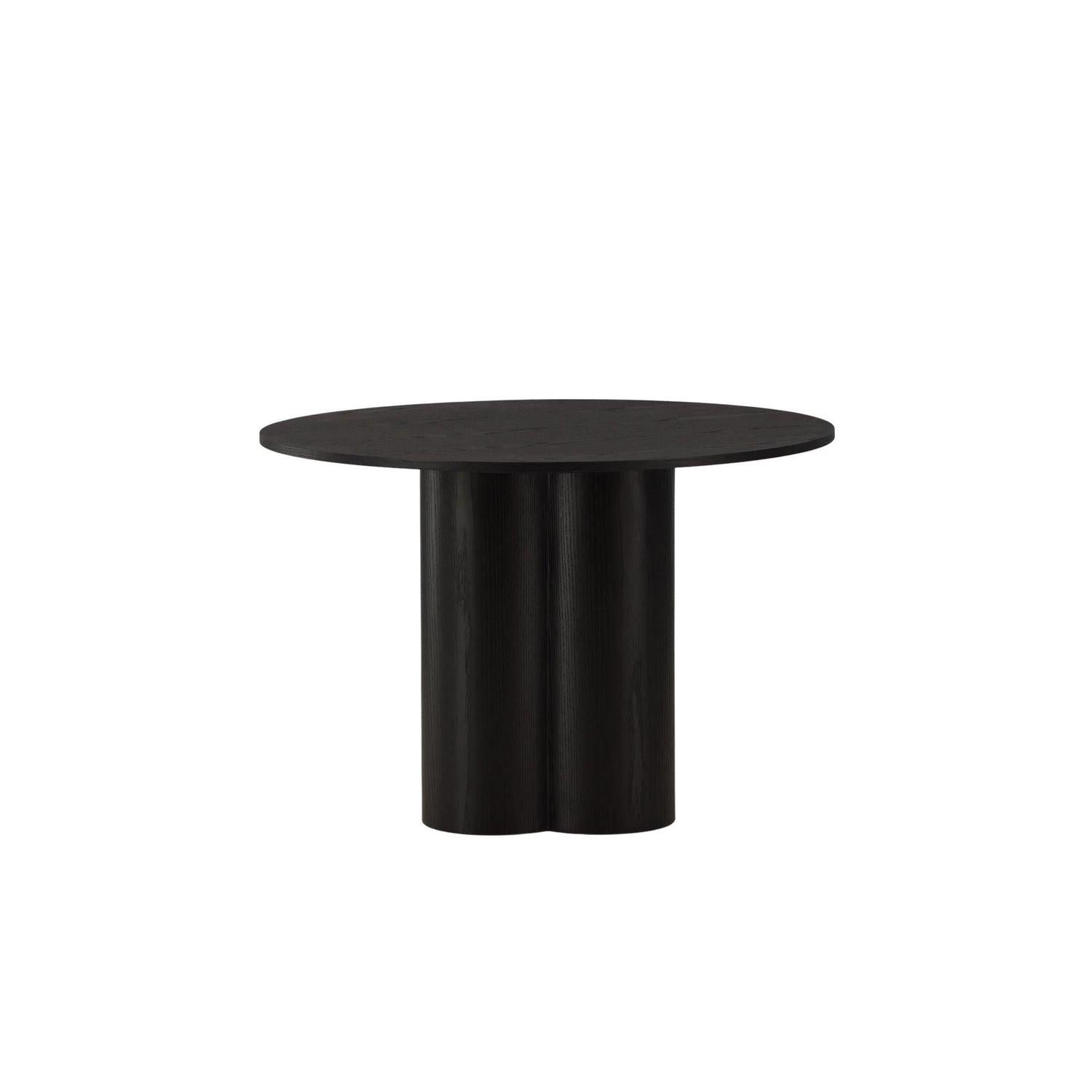 Esstisch Olivia ø110cm - Schwarz-Esstisch Rund-Venture Home-le canapé