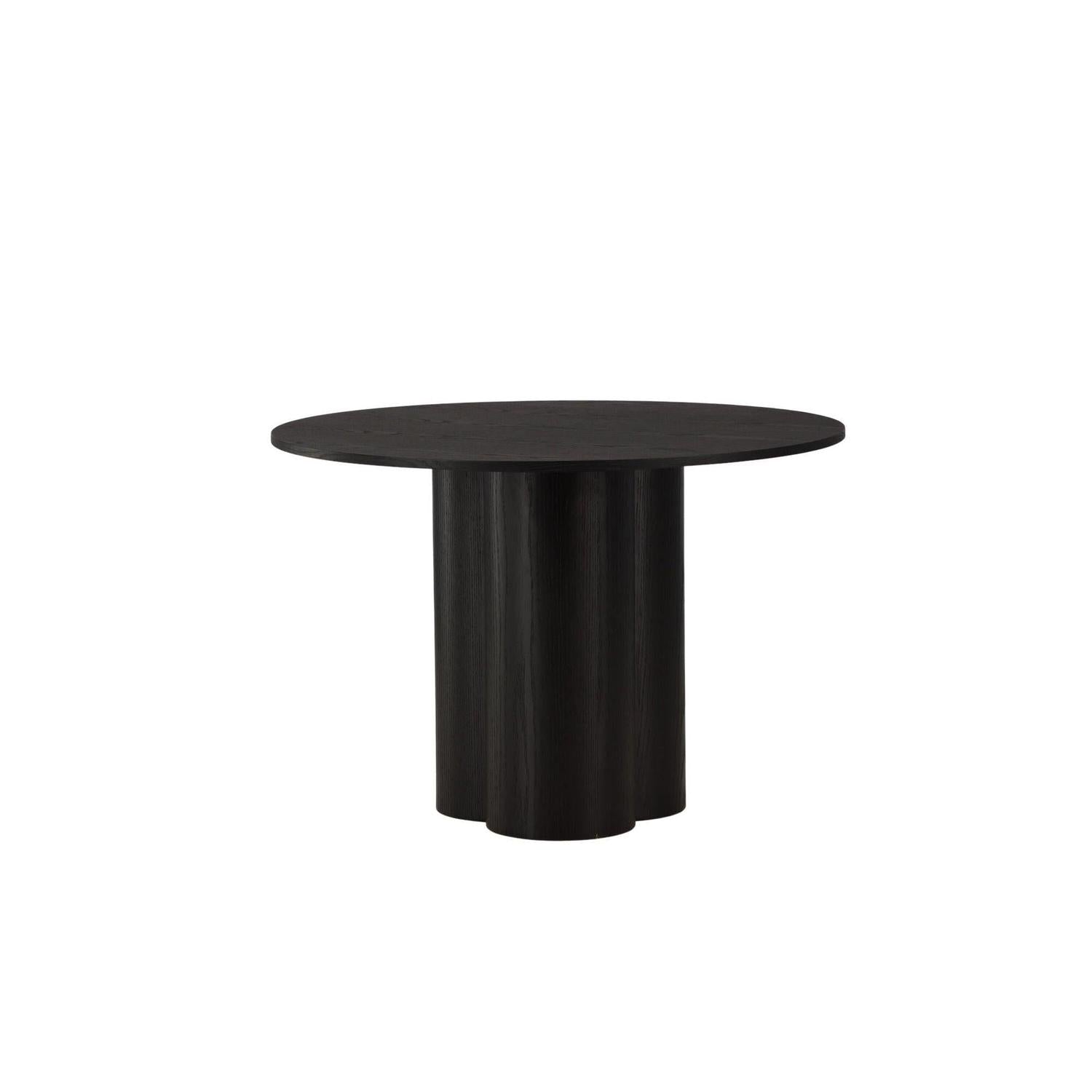Esstisch Olivia ø110cm - Schwarz-Esstisch Rund-Venture Home-le canapé