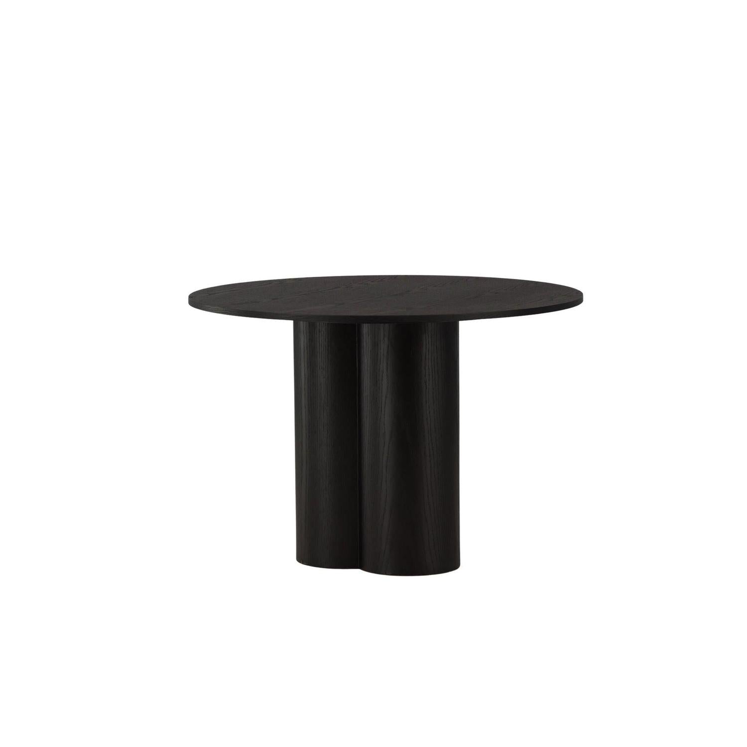 Esstisch Olivia ø110cm - Schwarz-Esstisch Rund-Venture Home-le canapé