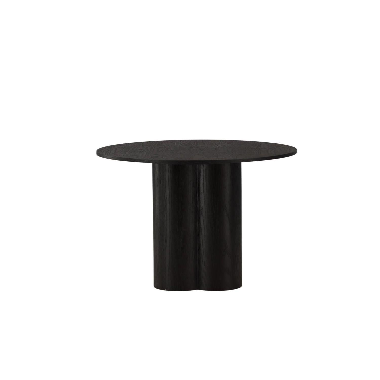 Esstisch Olivia Ø110cm - Schwarz-Esstische Rund-Venture Home-le canapé