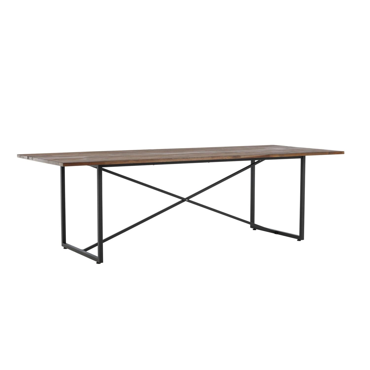 Esstisch Padang 250*100cm Teak - Dunkelbraun-Esstisch Rechteckig-Venture Home-le canapé