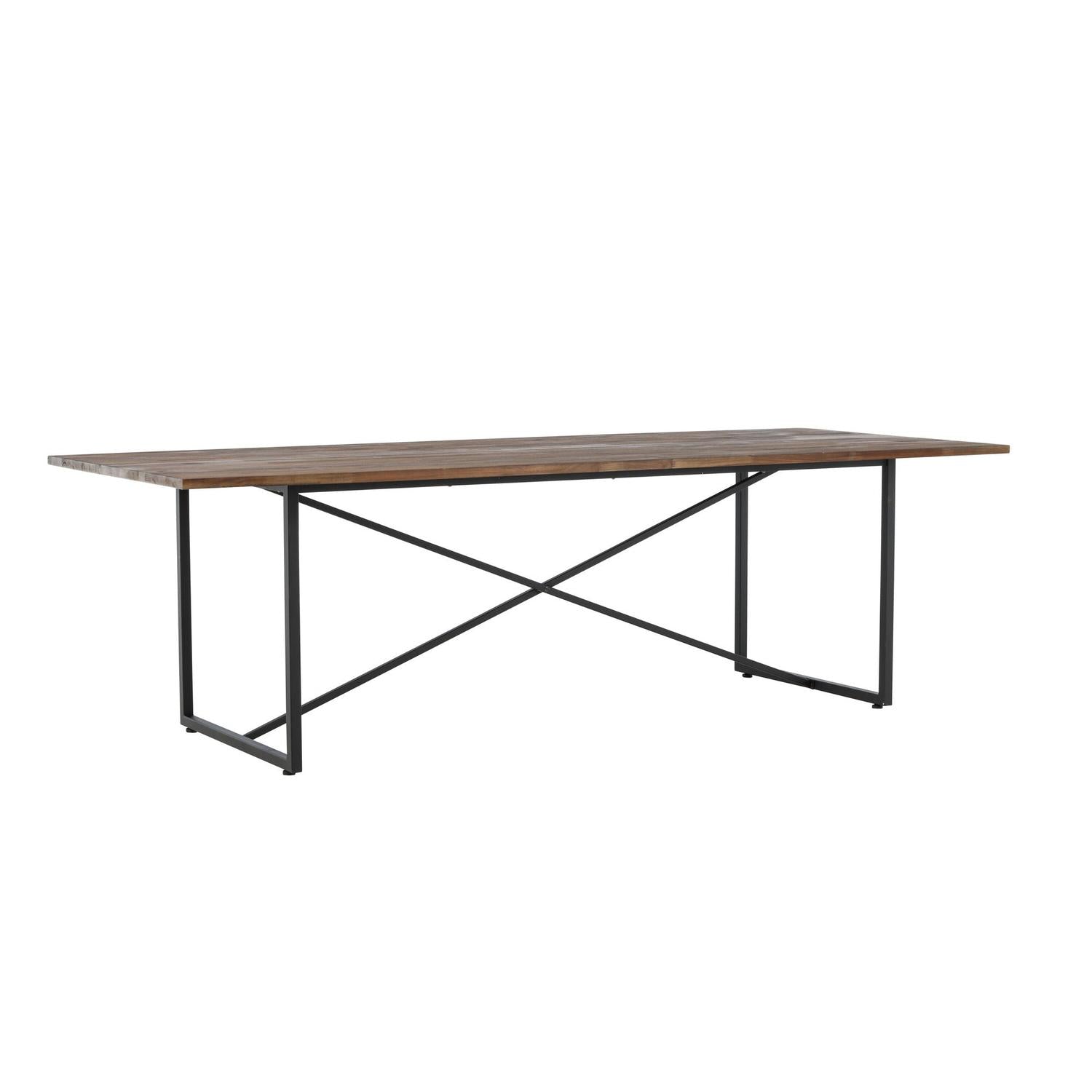 Esstisch Padang 250*100cm Teak - Dunkelbraun-Esstisch Rechteckig-Venture Home-le canapé