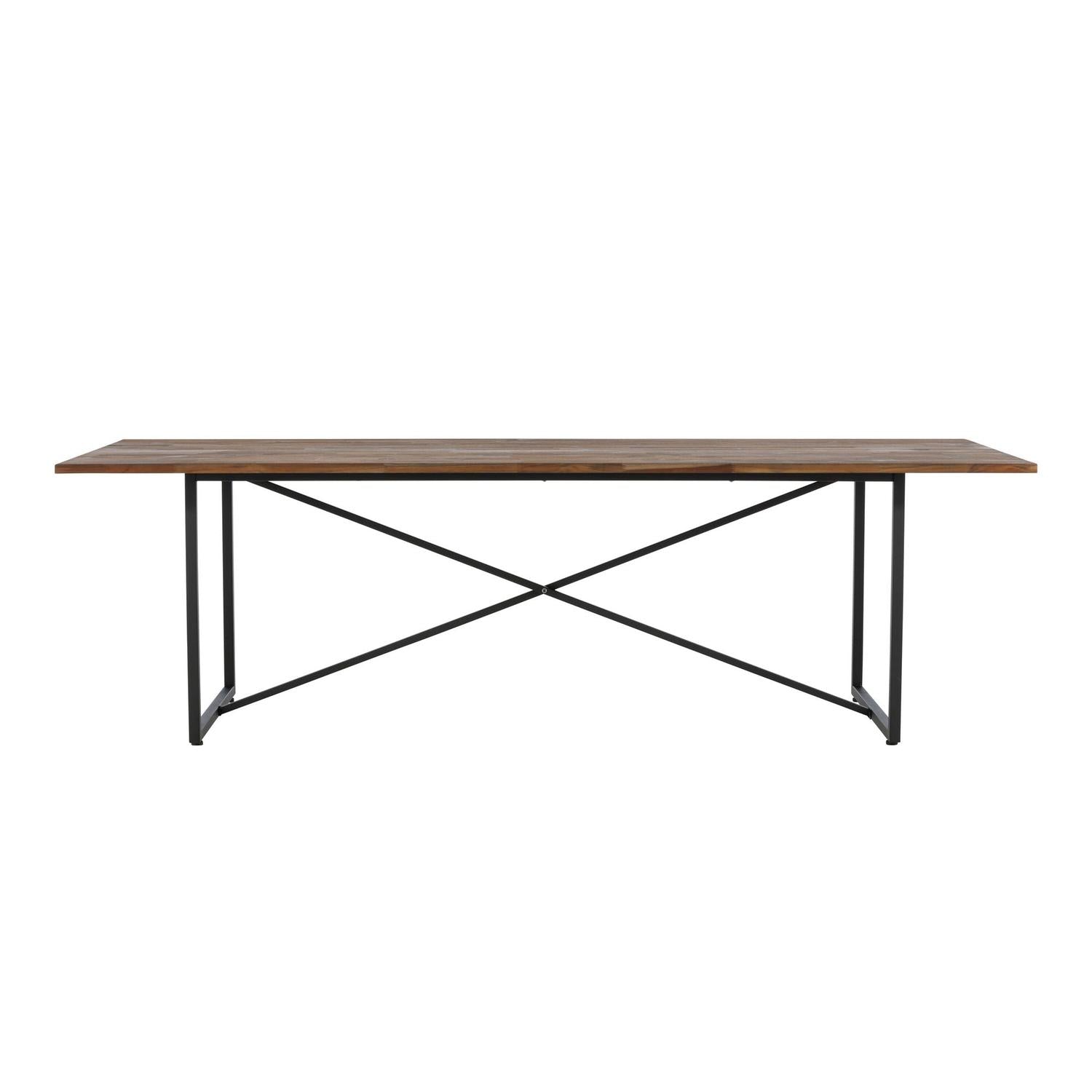 Esstisch Padang 250*100cm Teak - Dunkelbraun-Esstisch Rechteckig-Venture Home-le canapé