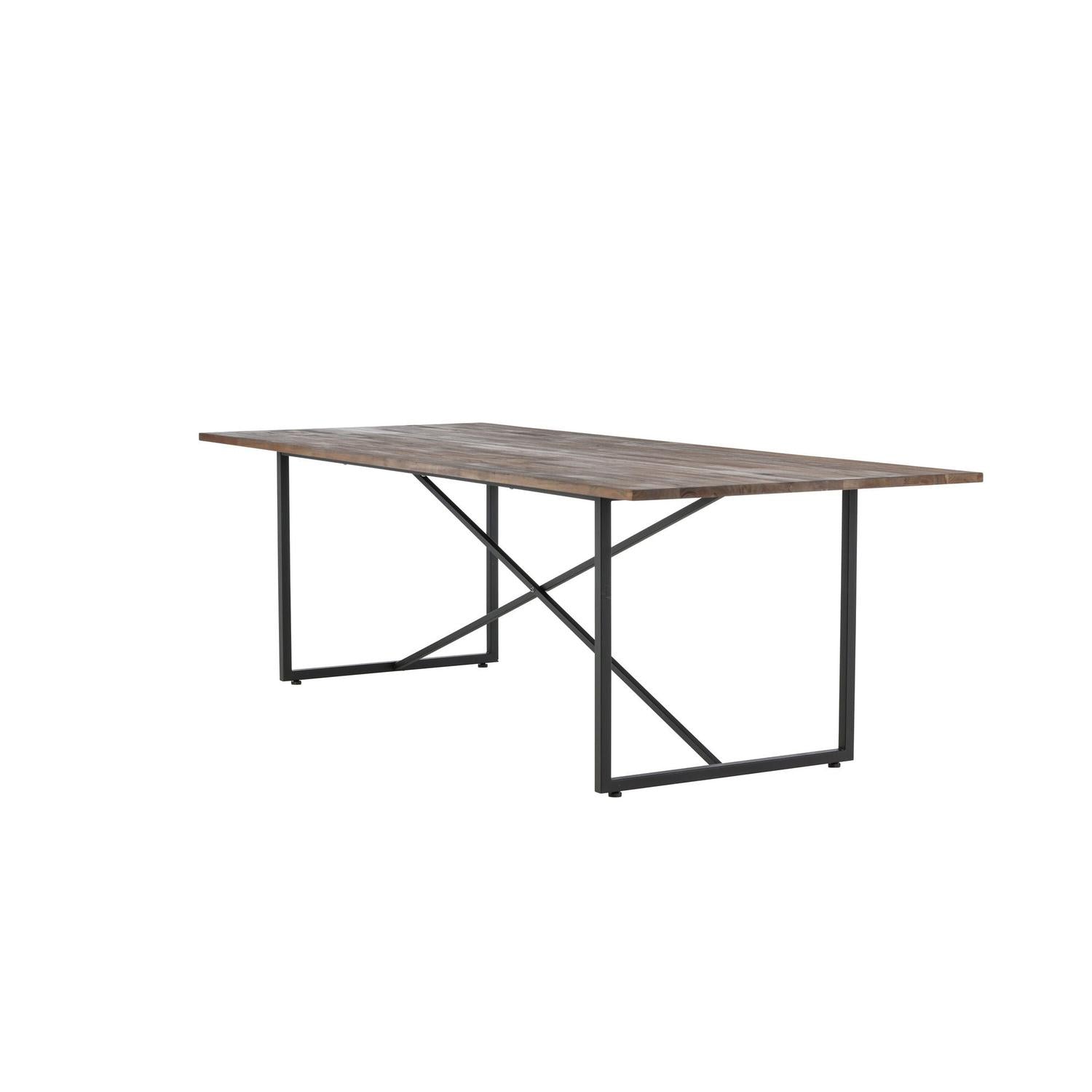 Esstisch Padang Rechteckig 250*100cm - Dunkelbraun-Esstisch Rechteckig-Venture Home-le canapé