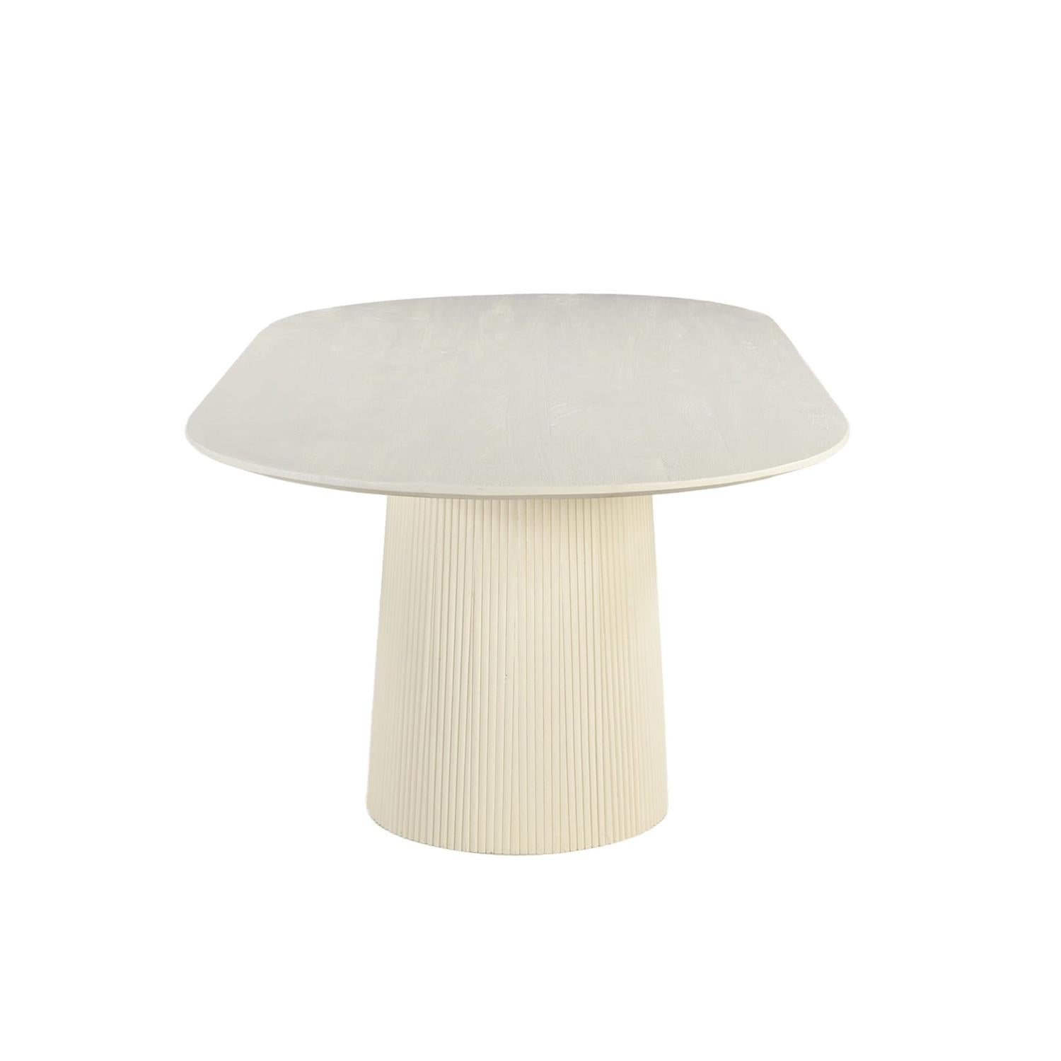 Esstisch Patrice Oval 230cm - Beige-Esstisch Oval-Livingfurn-le canapé