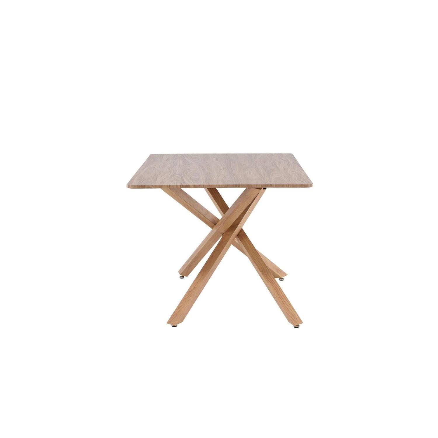 Esstisch Piazza 180*90cm - Mokka-Esstisch Rechteckig-Venture Home-le canapé