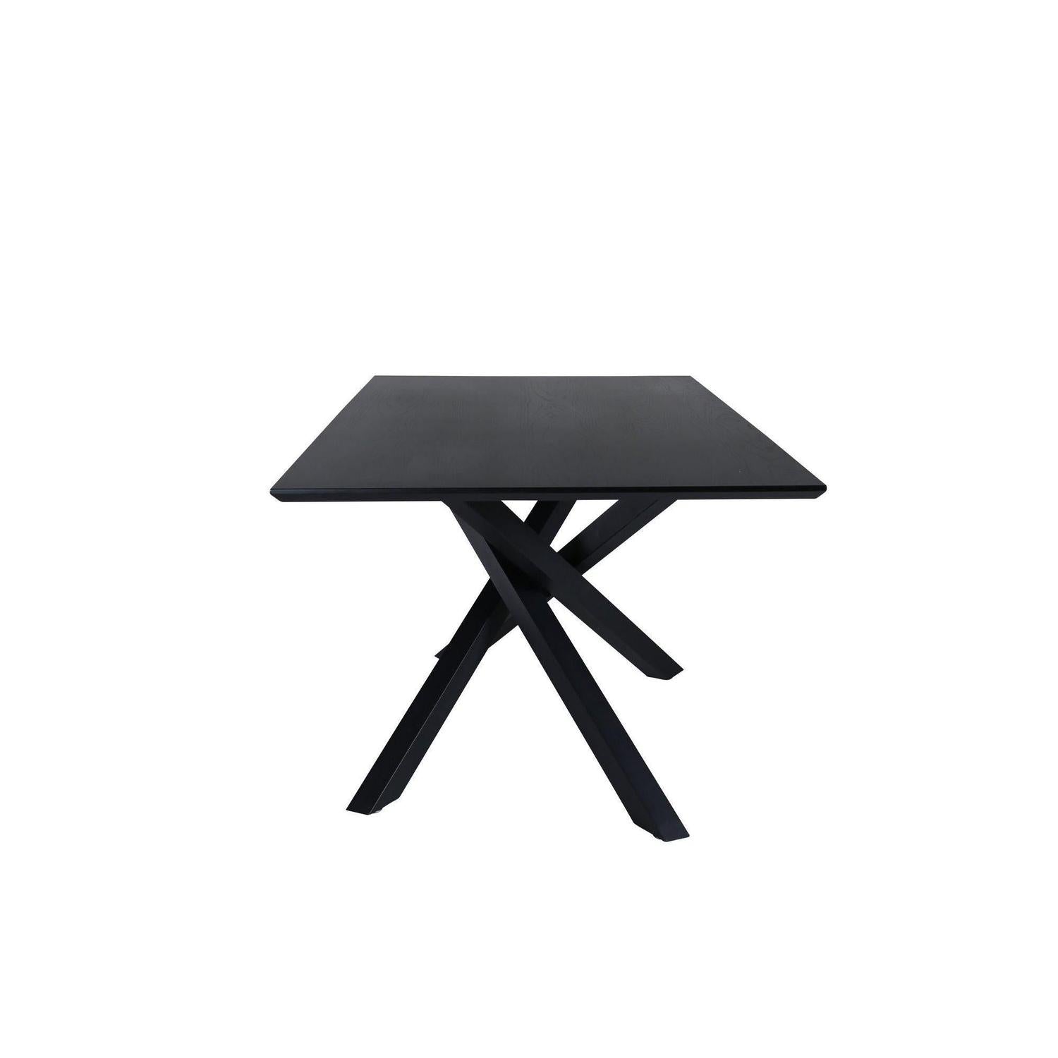 Esstisch Piazza 180*90cm - Schwarz-Esstische Rechteckig-Venture Home-le canapé