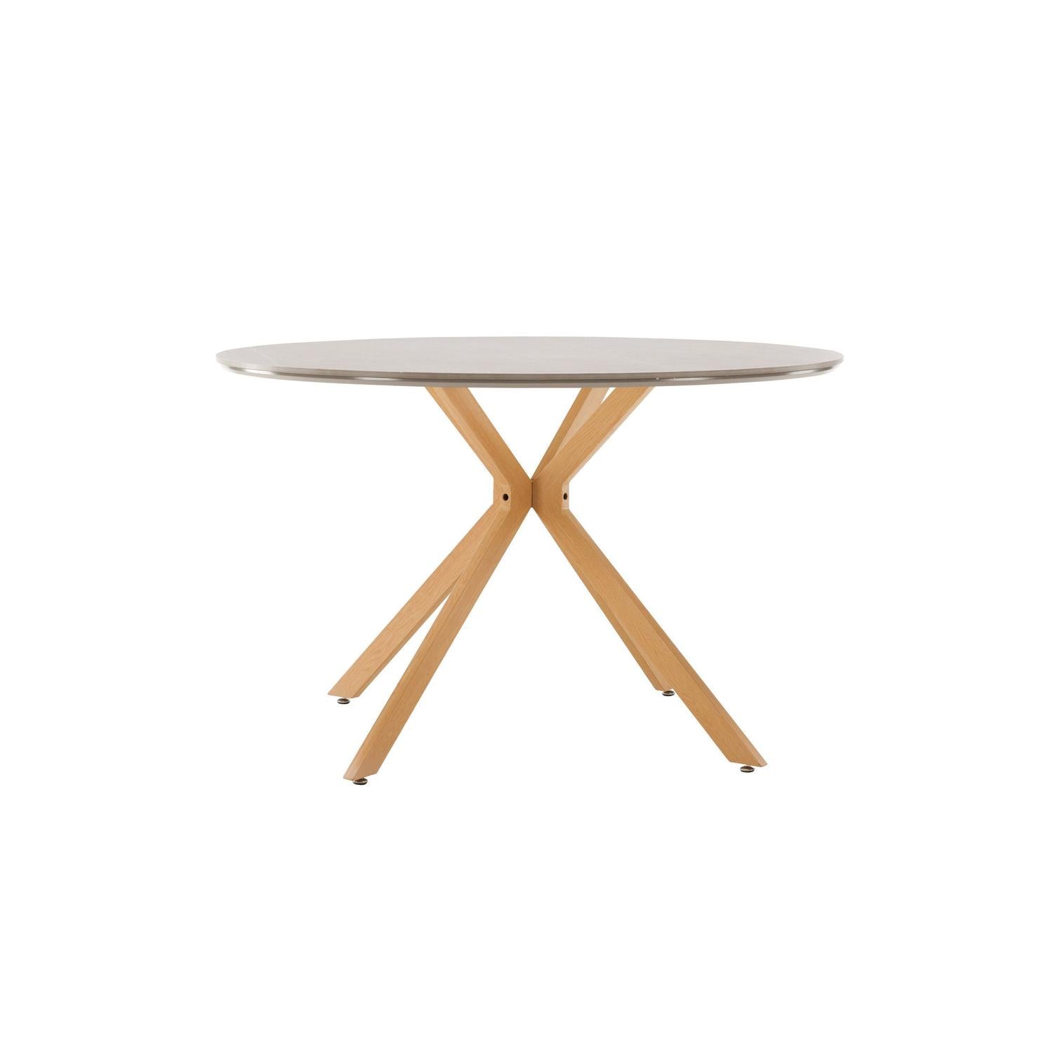 Esstisch Piazza Ø120cm - Grau-Esstisch Rund-Venture Home-le canapé