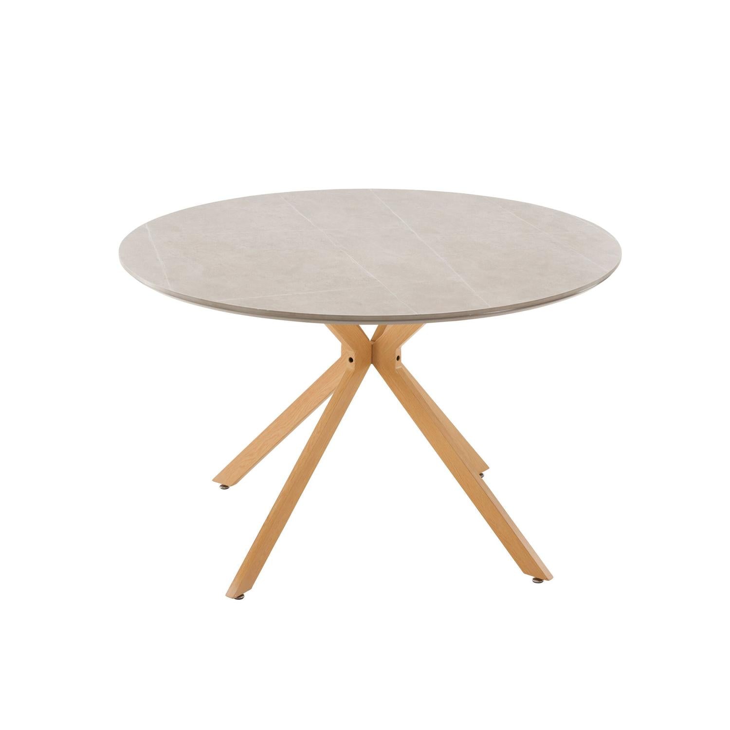 Esstisch Piazza Ø120cm - Grau-Esstisch Rund-Venture Home-le canapé