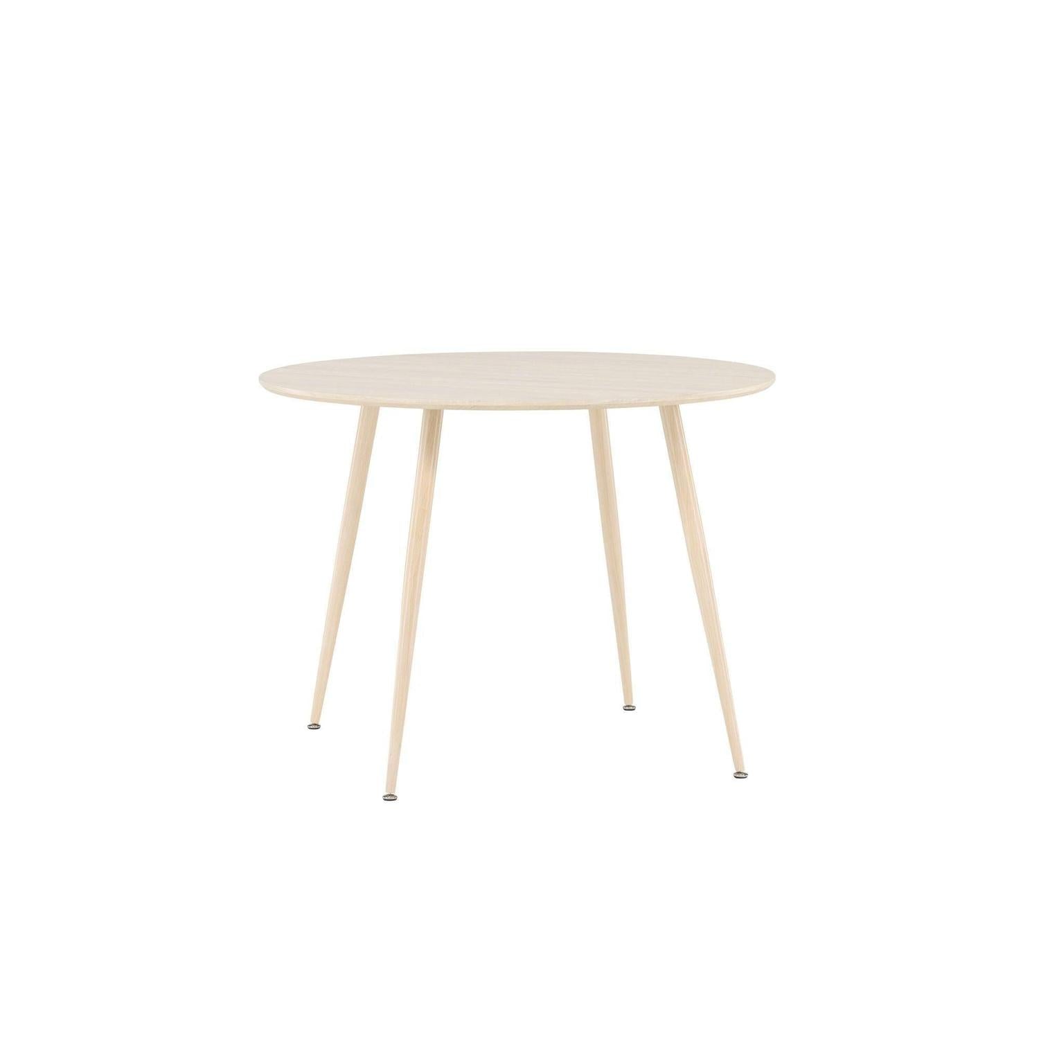 Esstisch Plaza Ø100cm - Cremeweiß-Esstische Rund-Venture Home-le canapé