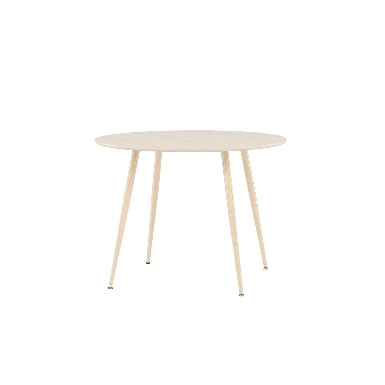 Esstisch Plaza Ø100cm - Cremeweiß-Esstische Rund-Venture Home-le canapé