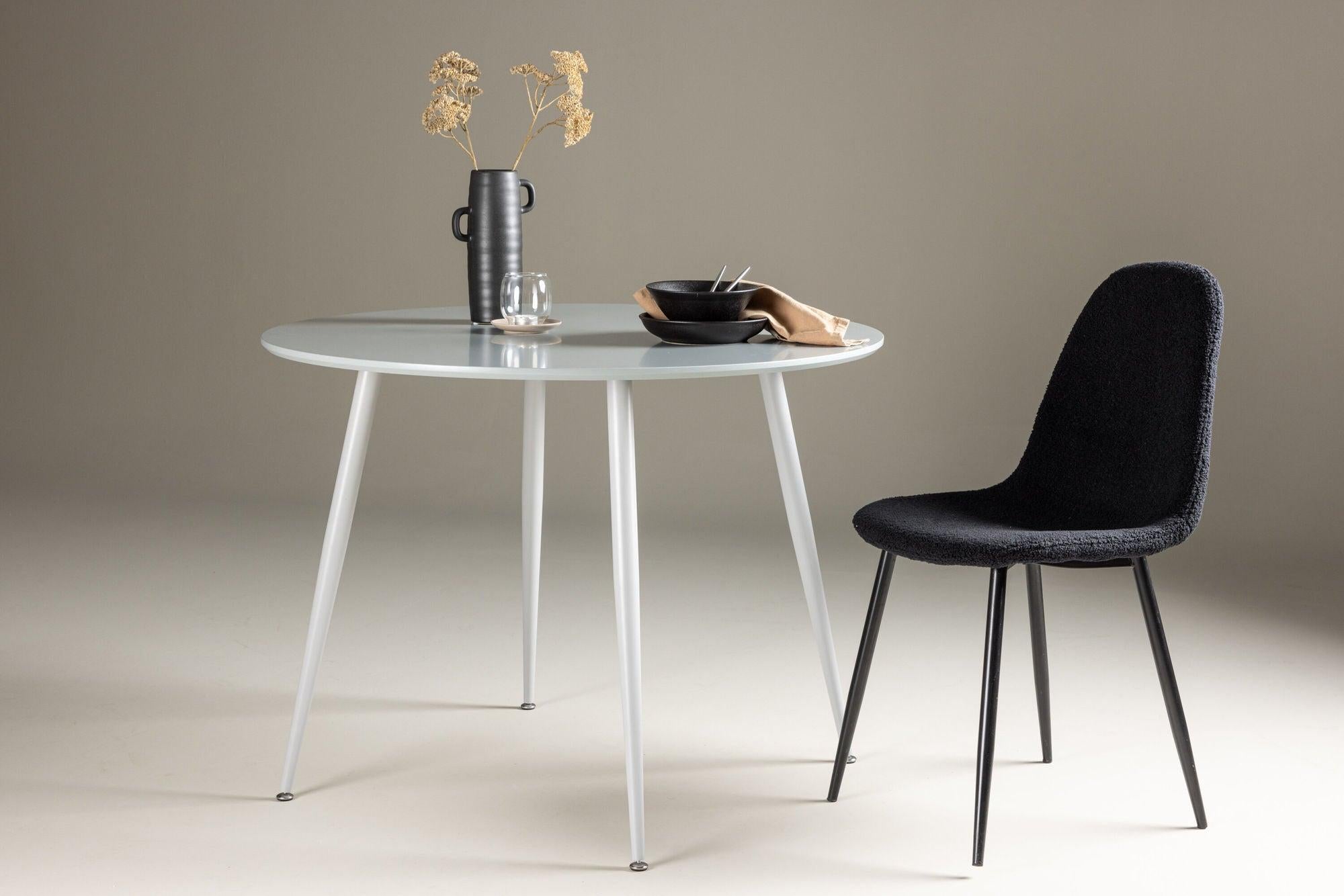 Esstisch Plaza Ø100cm - Grau-Esstisch Rund-Venture Home-le canapé