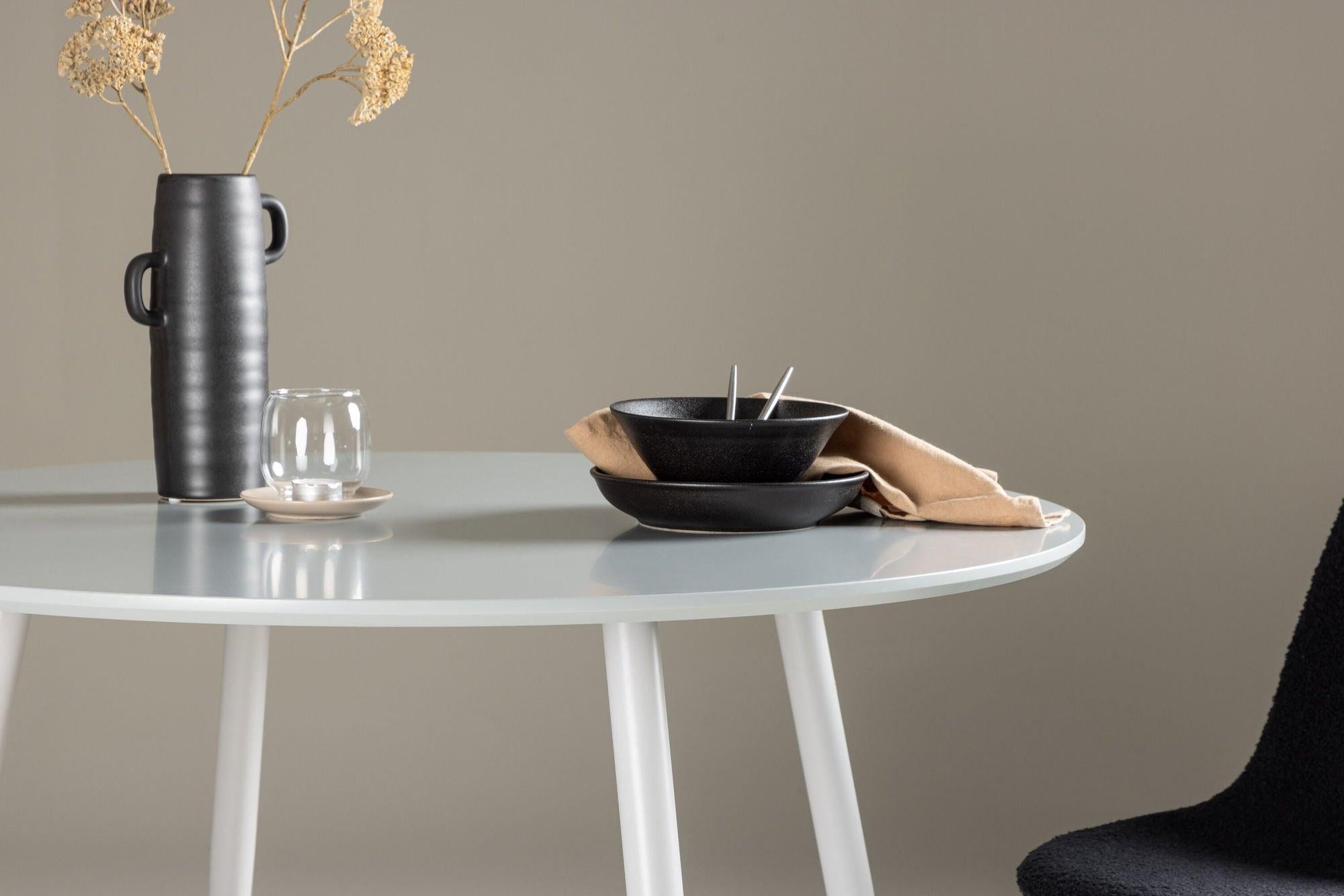 Esstisch Plaza Ø100cm - Grau-Esstisch Rund-Venture Home-le canapé